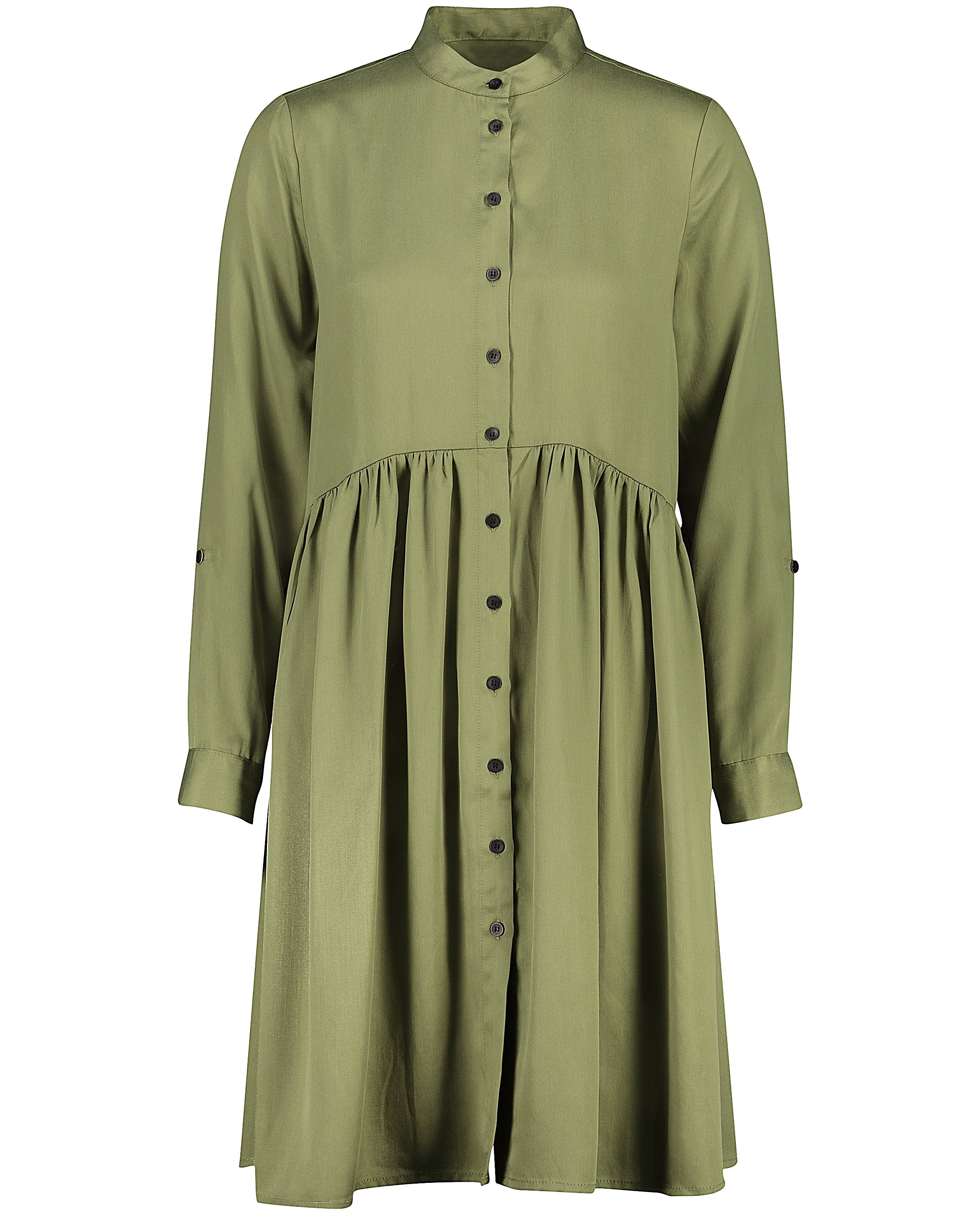 Kleedjes - Groene jurk van lyocell I AM