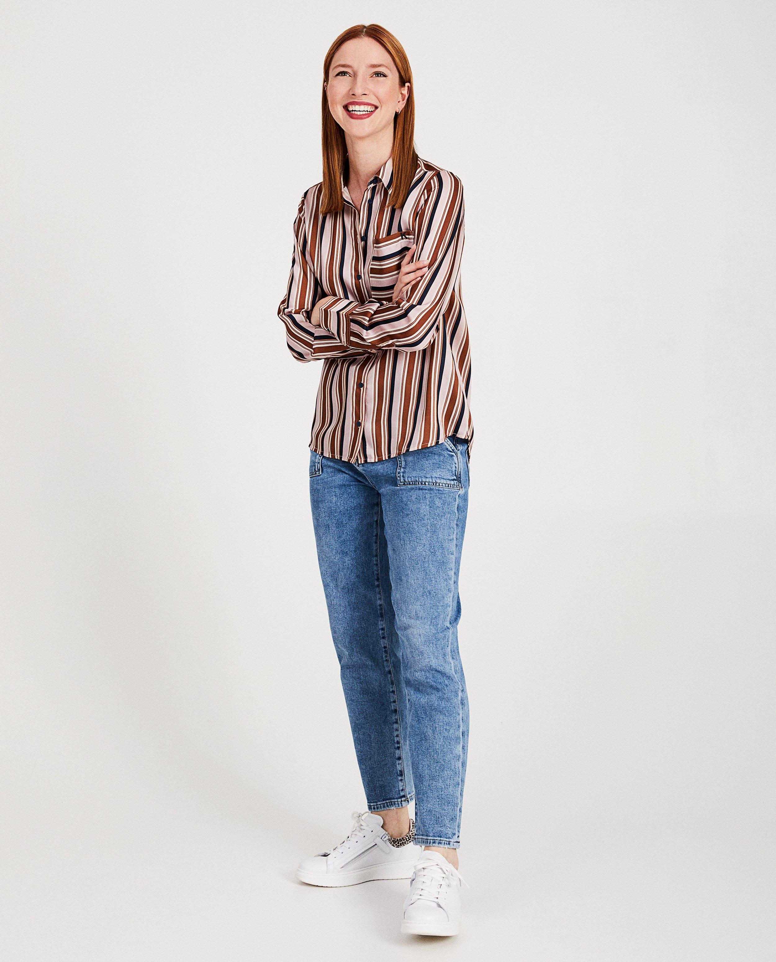 Blauwe mom jeans Karen Damen - Product Detail - blauw - afbeelding nummer 1
