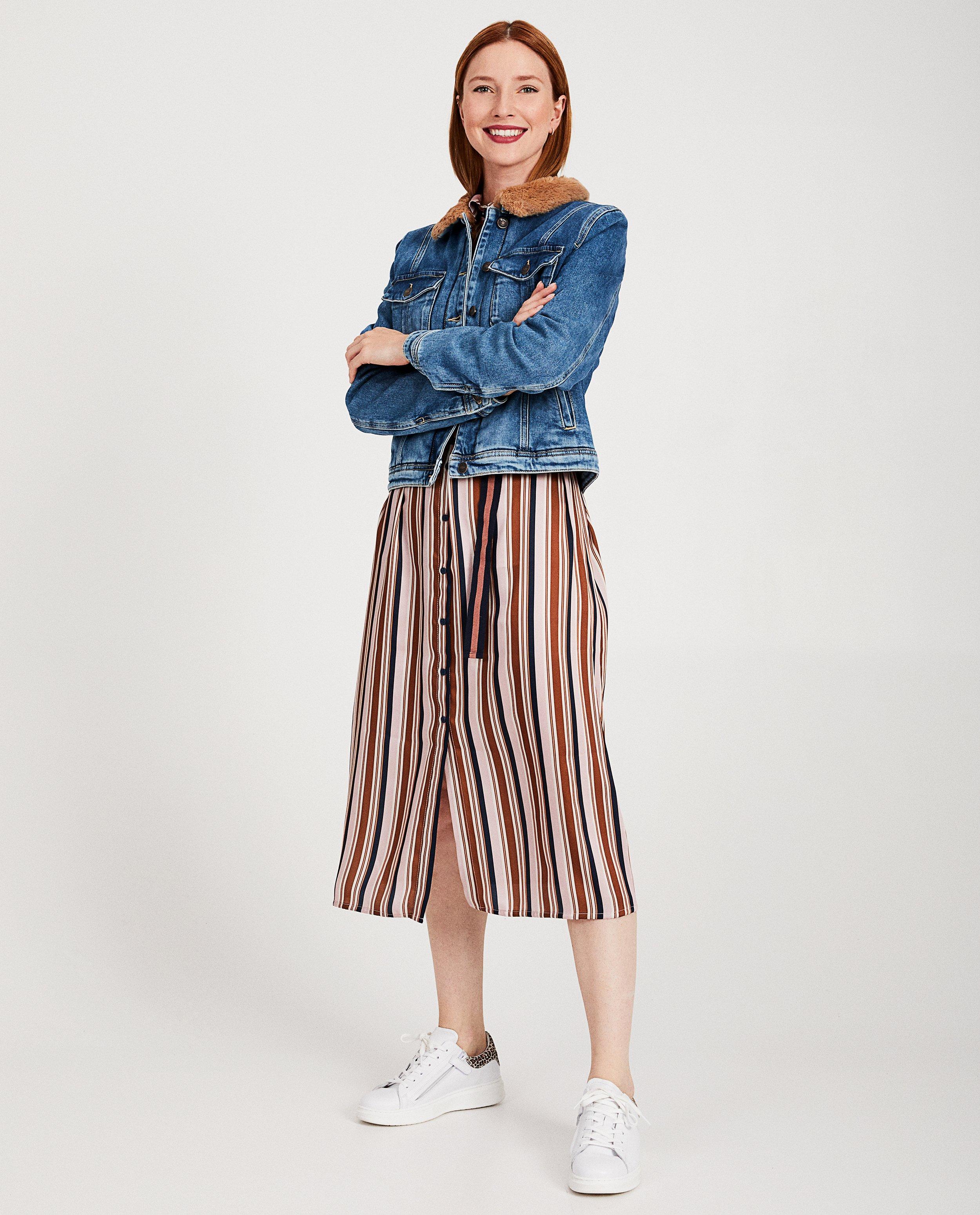 Blazers - Jeansjasje met pels Karen Damen