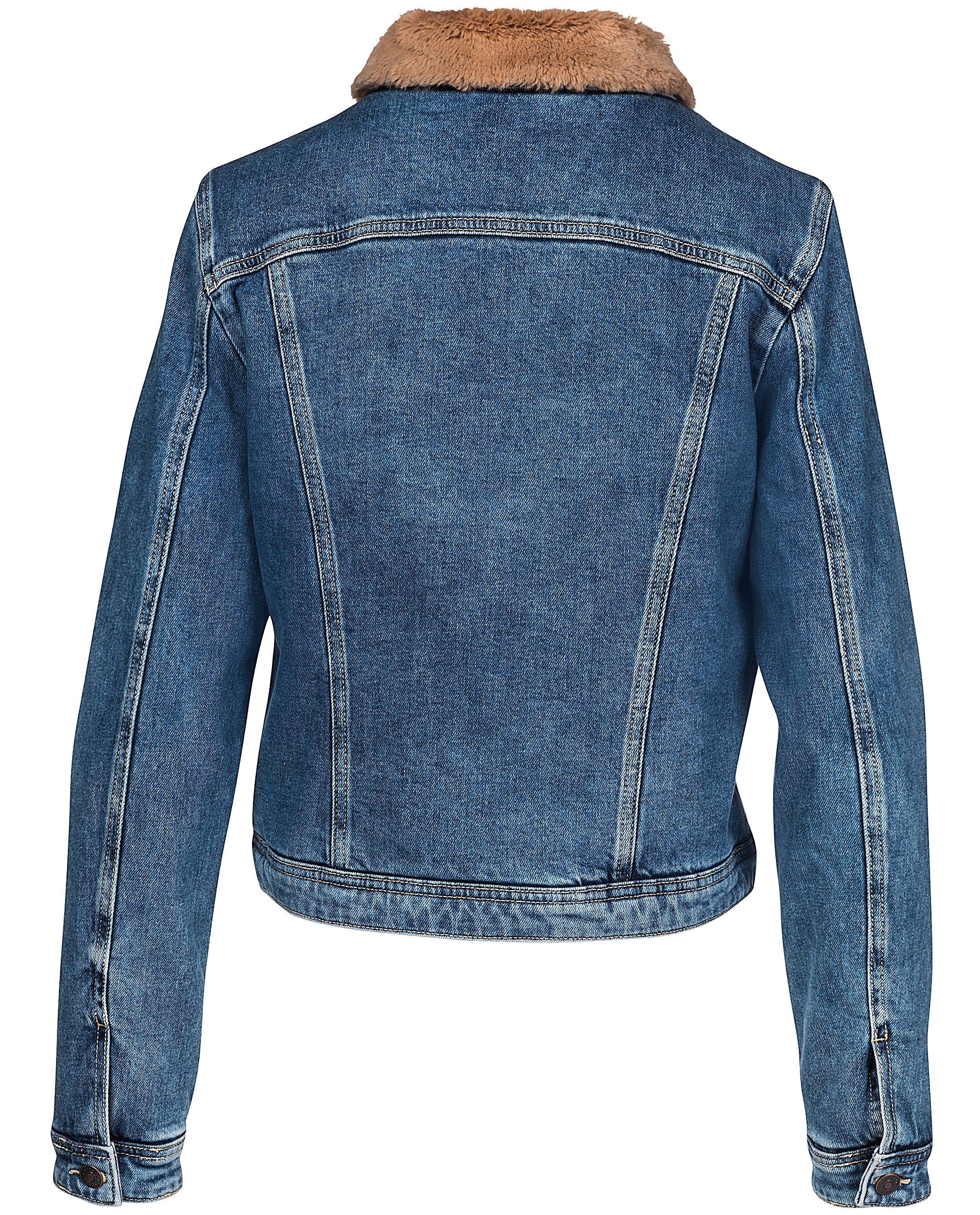 Blazers - Jeansjasje met pels Karen Damen