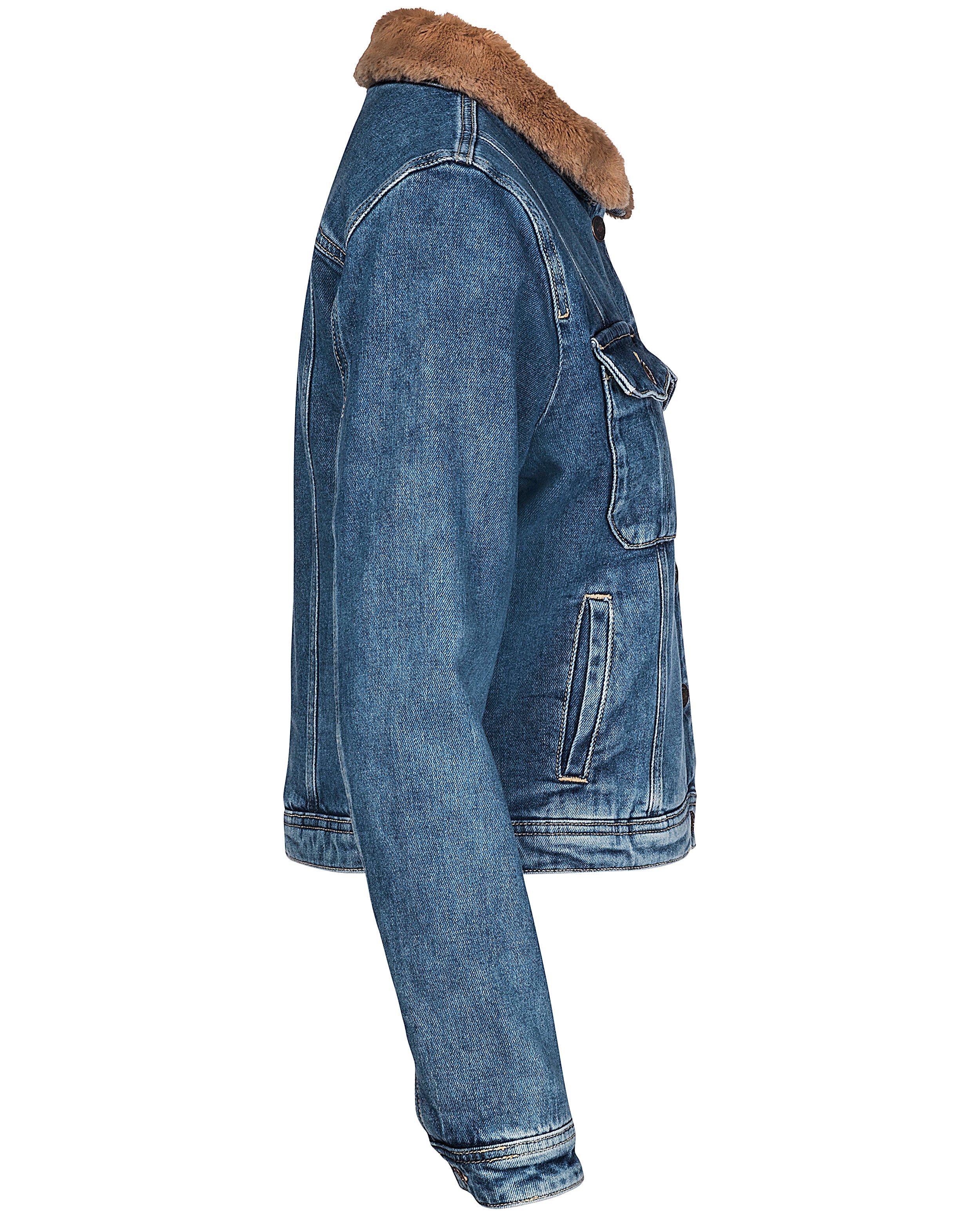 Blazers - Jeansjasje met pels Karen Damen