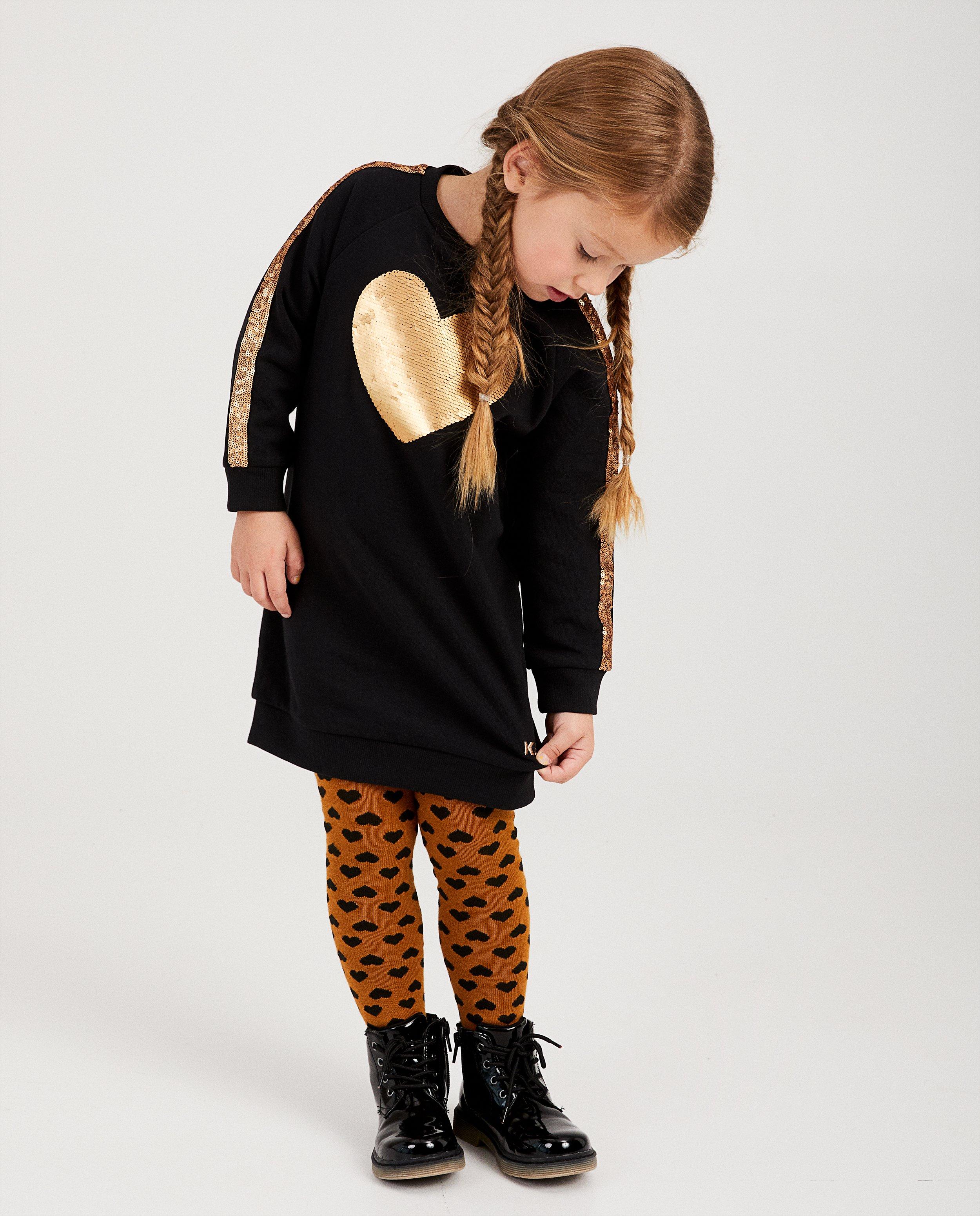 Robes - Robe noire à paillettes K3