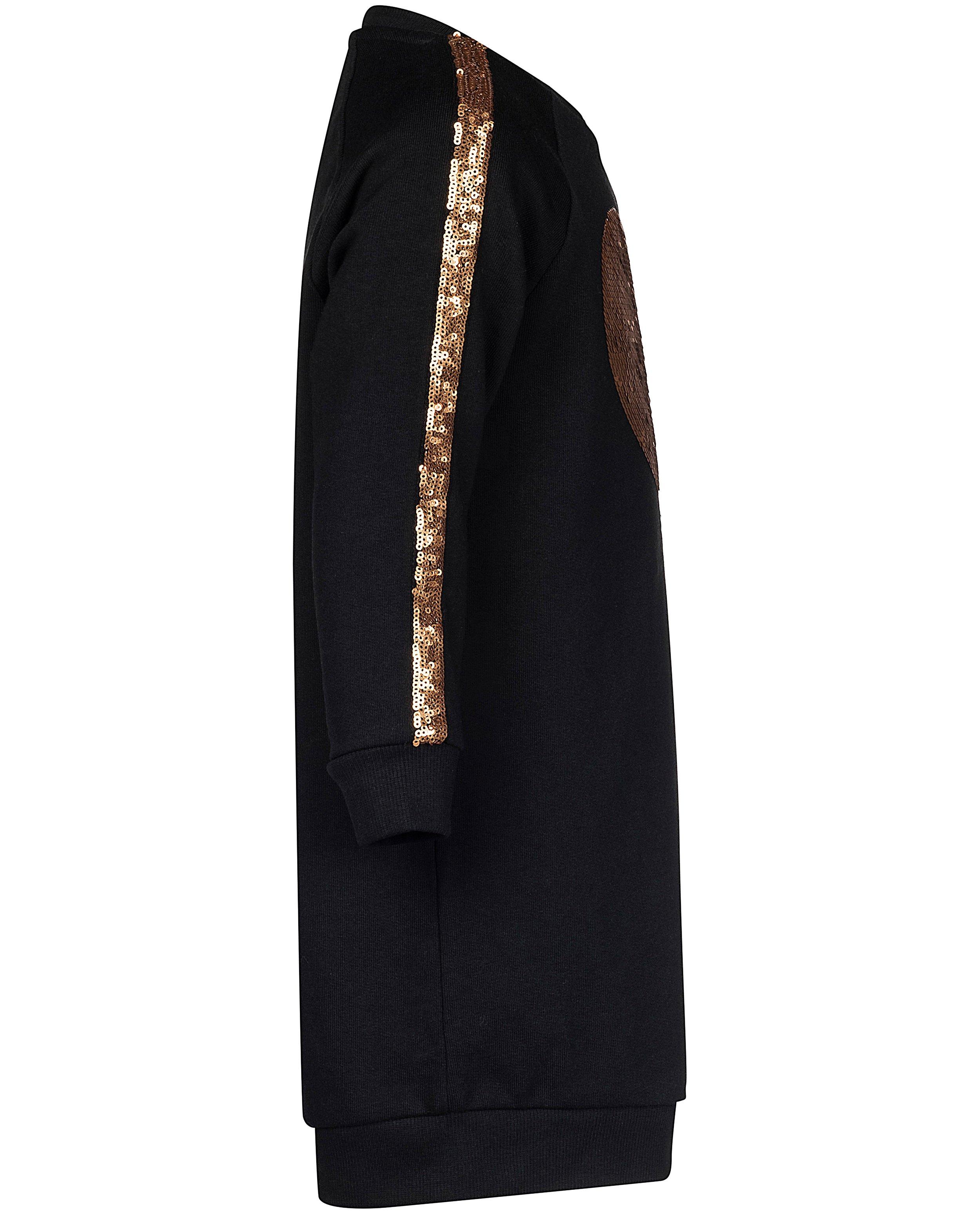 Robes - Robe noire à paillettes K3
