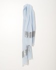 Lichtblauwe sjaal Sarlini - met pailletten - JBC