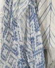 Breigoed - Blauw-witte sjaal Sarlini