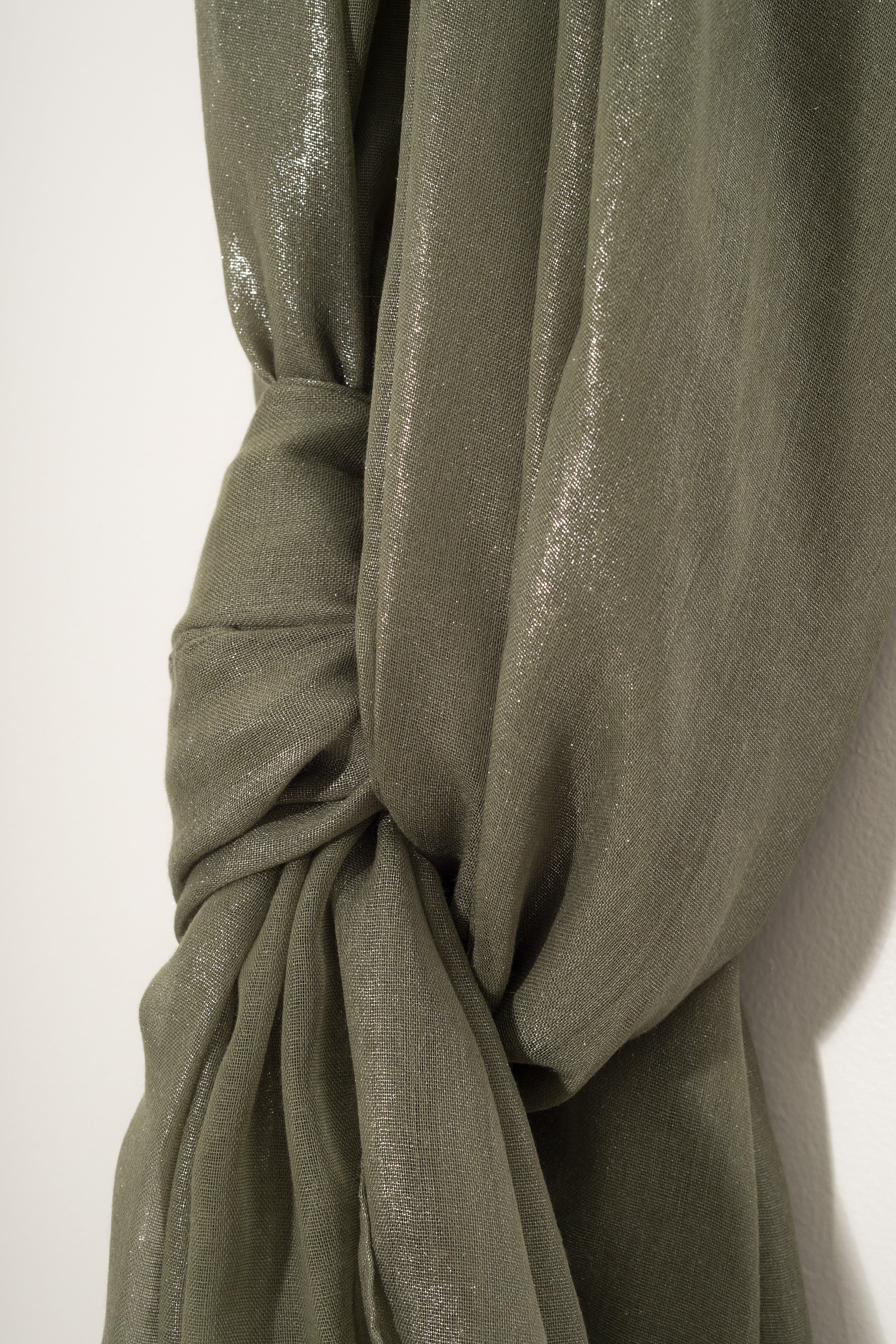 Bonneterie - Foulard vert brillant Sarlini