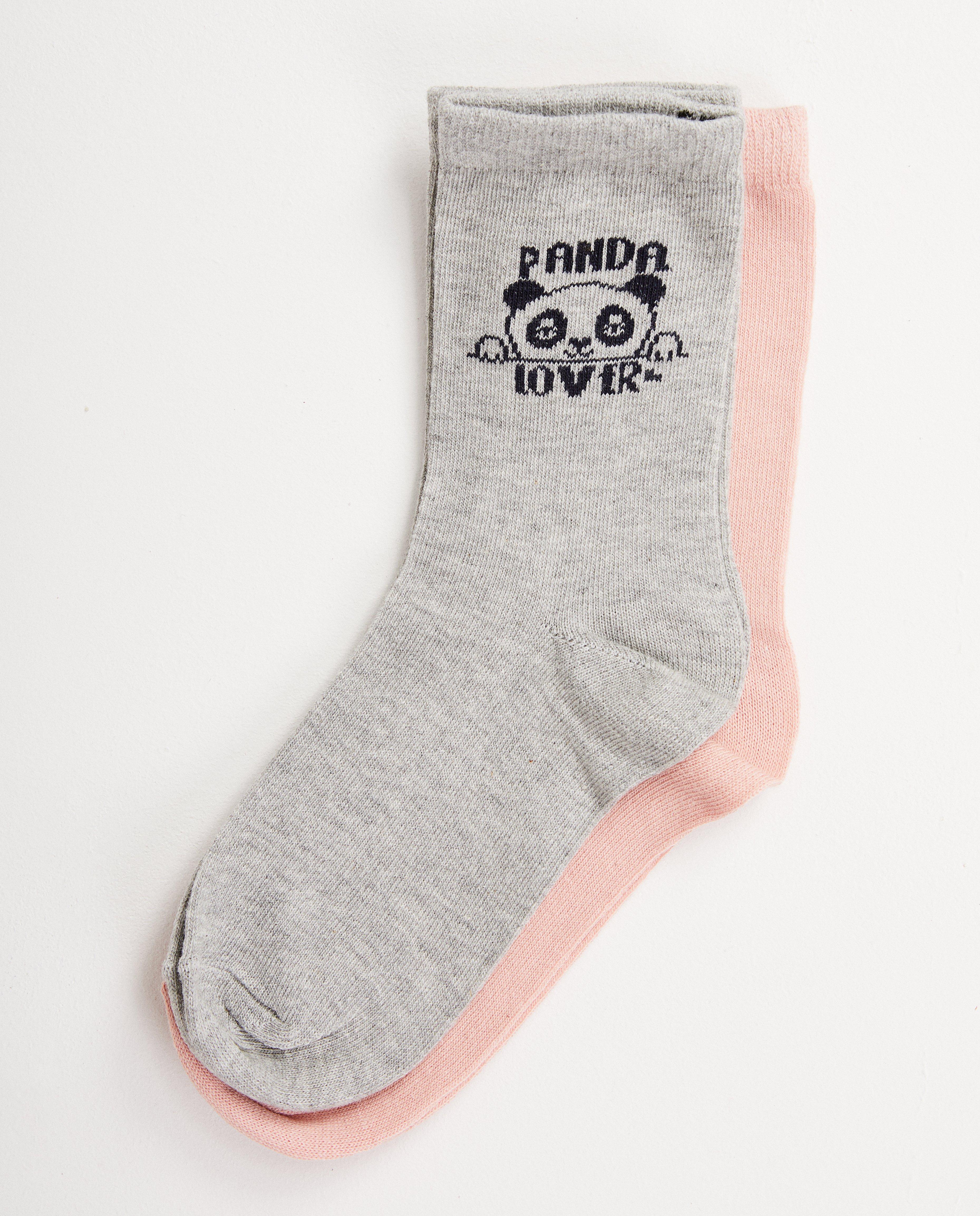 Ensemble : 2 paires de chaussettes - à bouton-pression - JBC