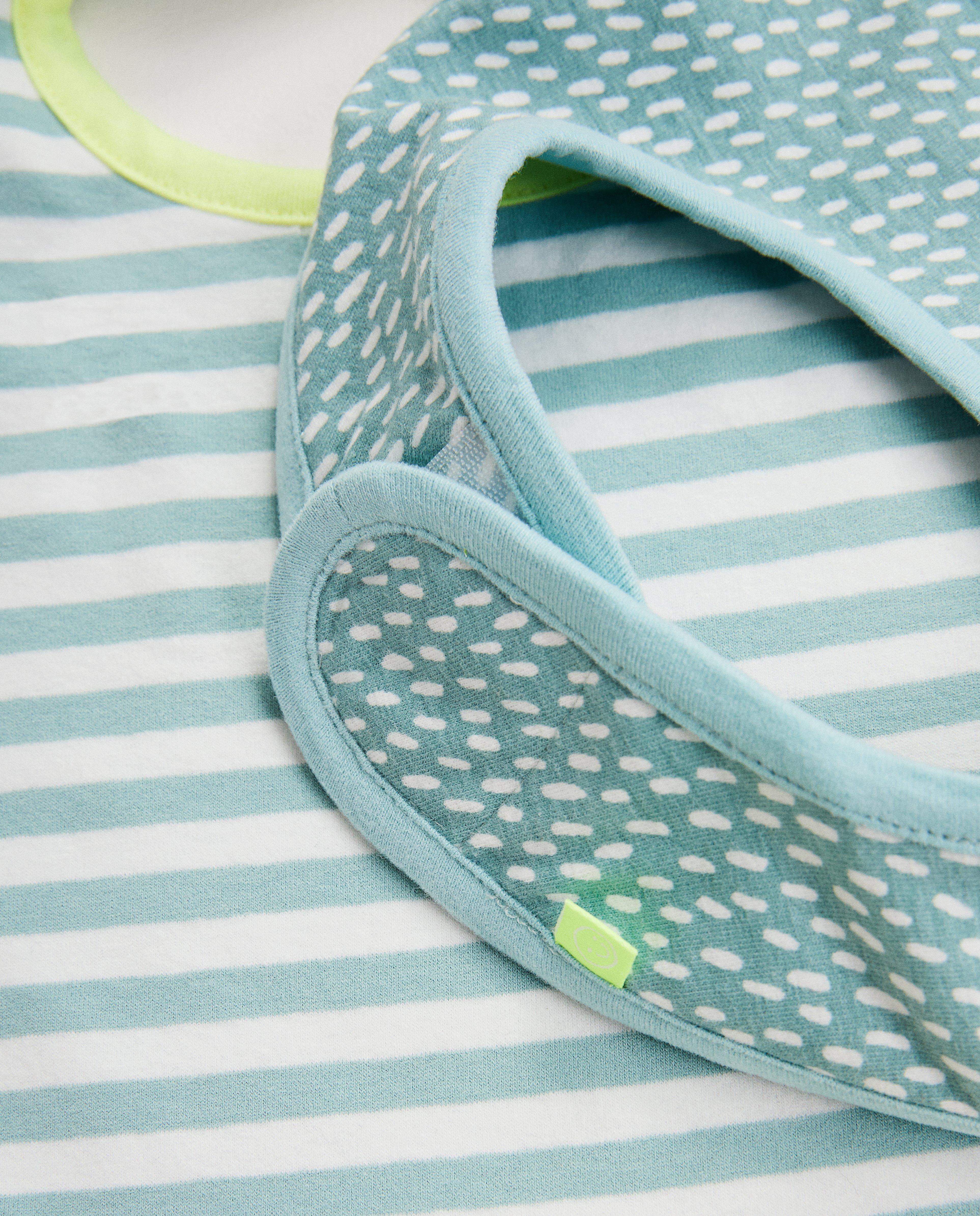 Accessoires pour bébés - 2 bavoirs en coton bio