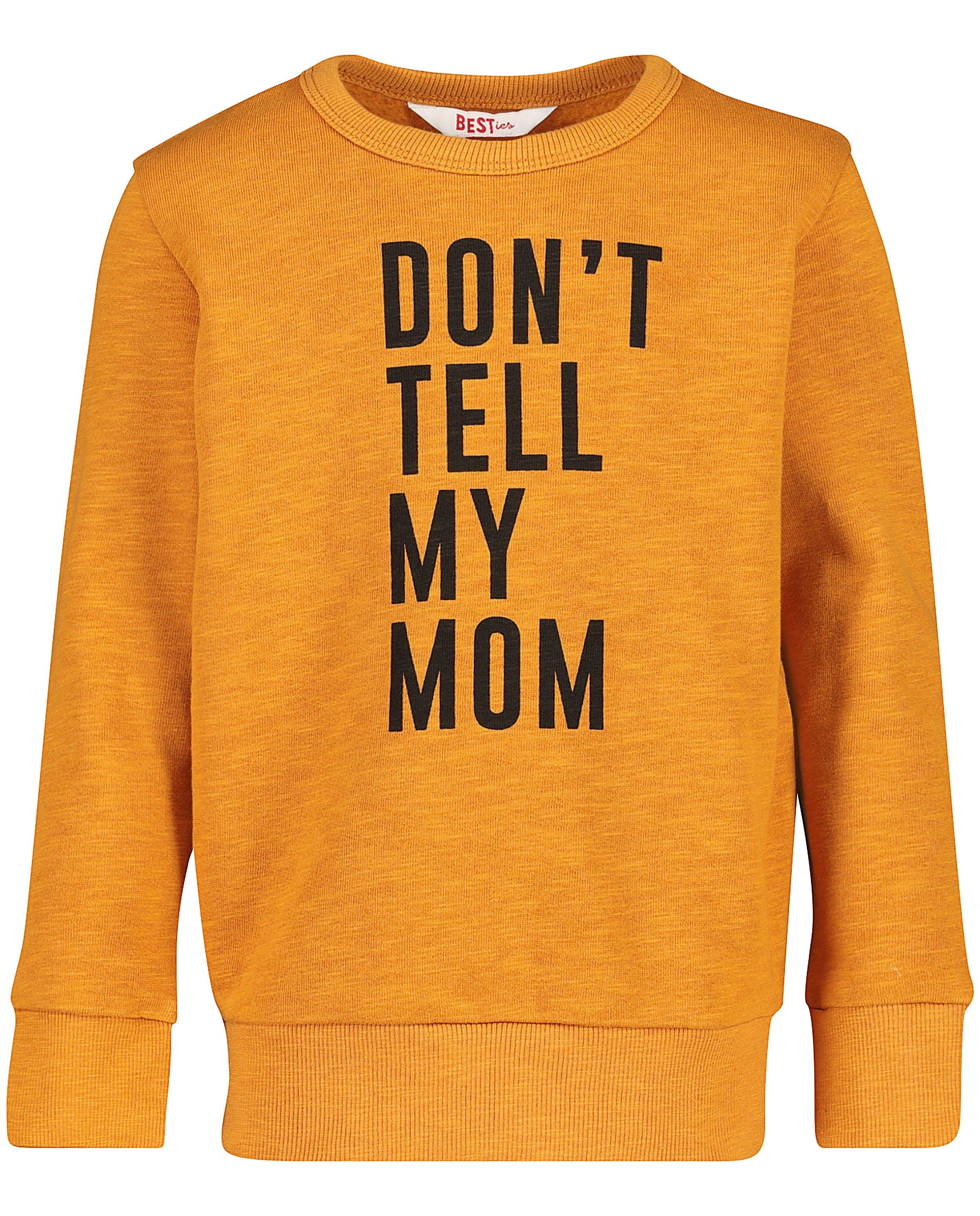 Sweaters - Cognac sweater met quote BESTies