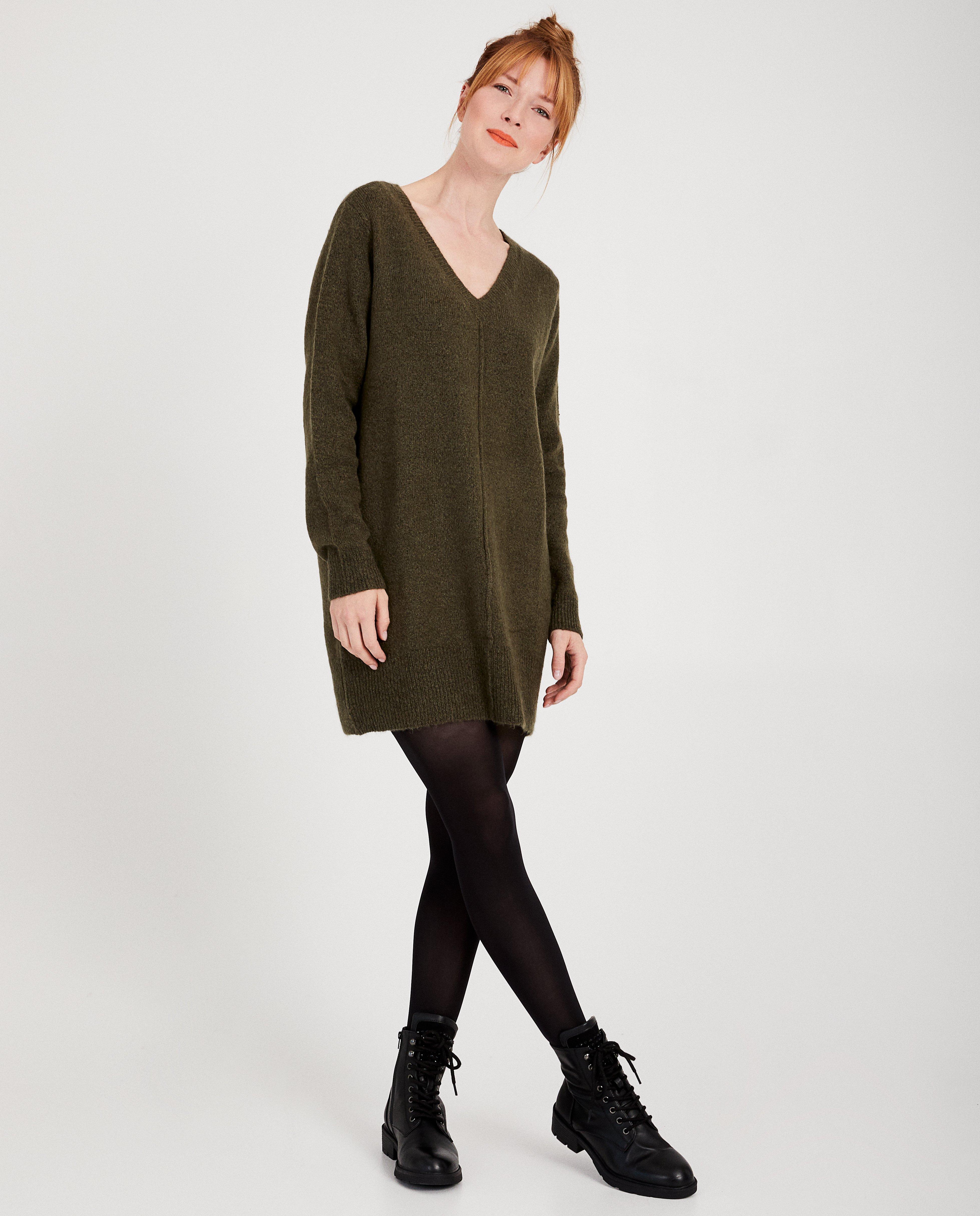 Robe en PET recyclé I AM - vert foncé - I AM