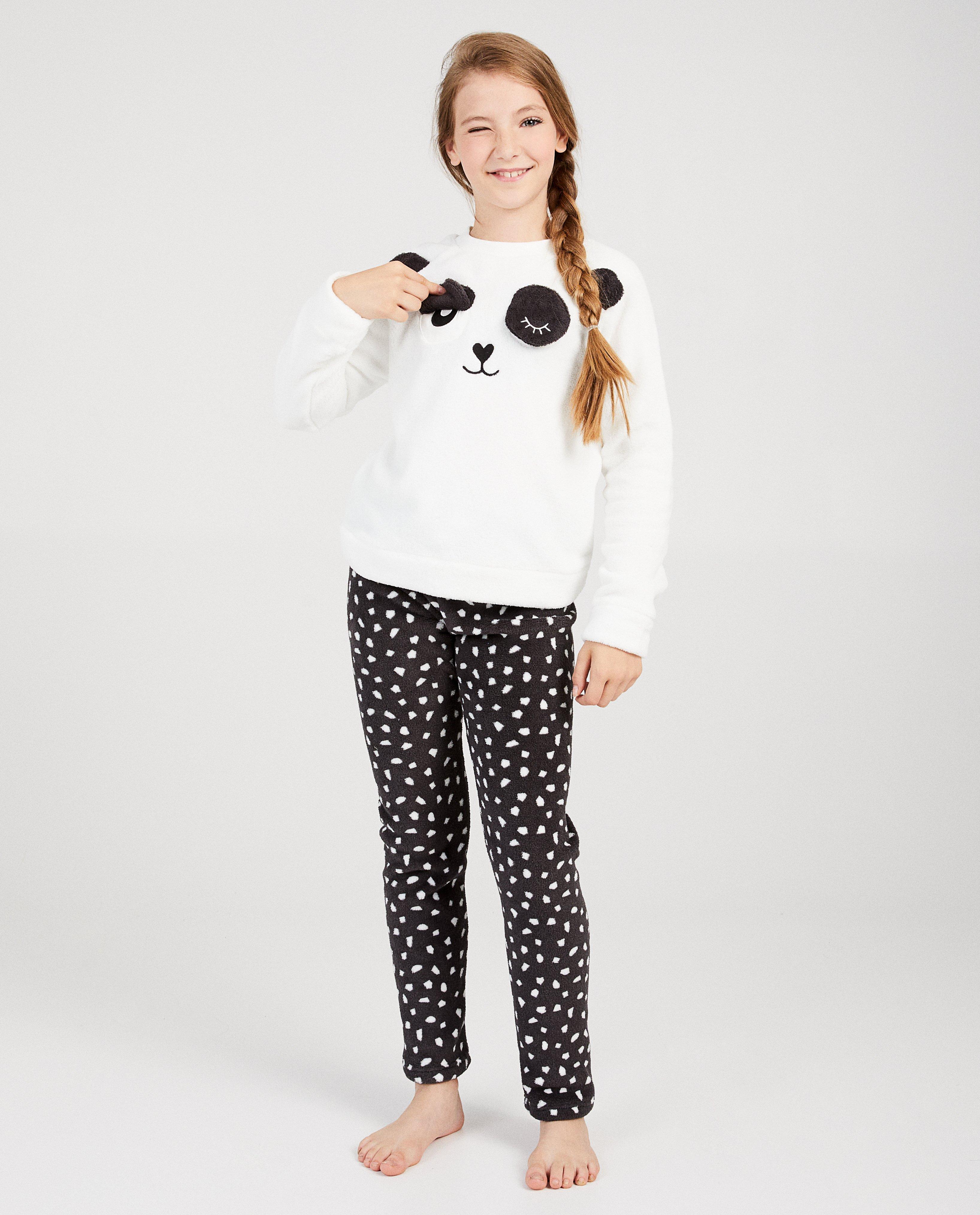 Pyjamas - Pyjama panda noir et blanc