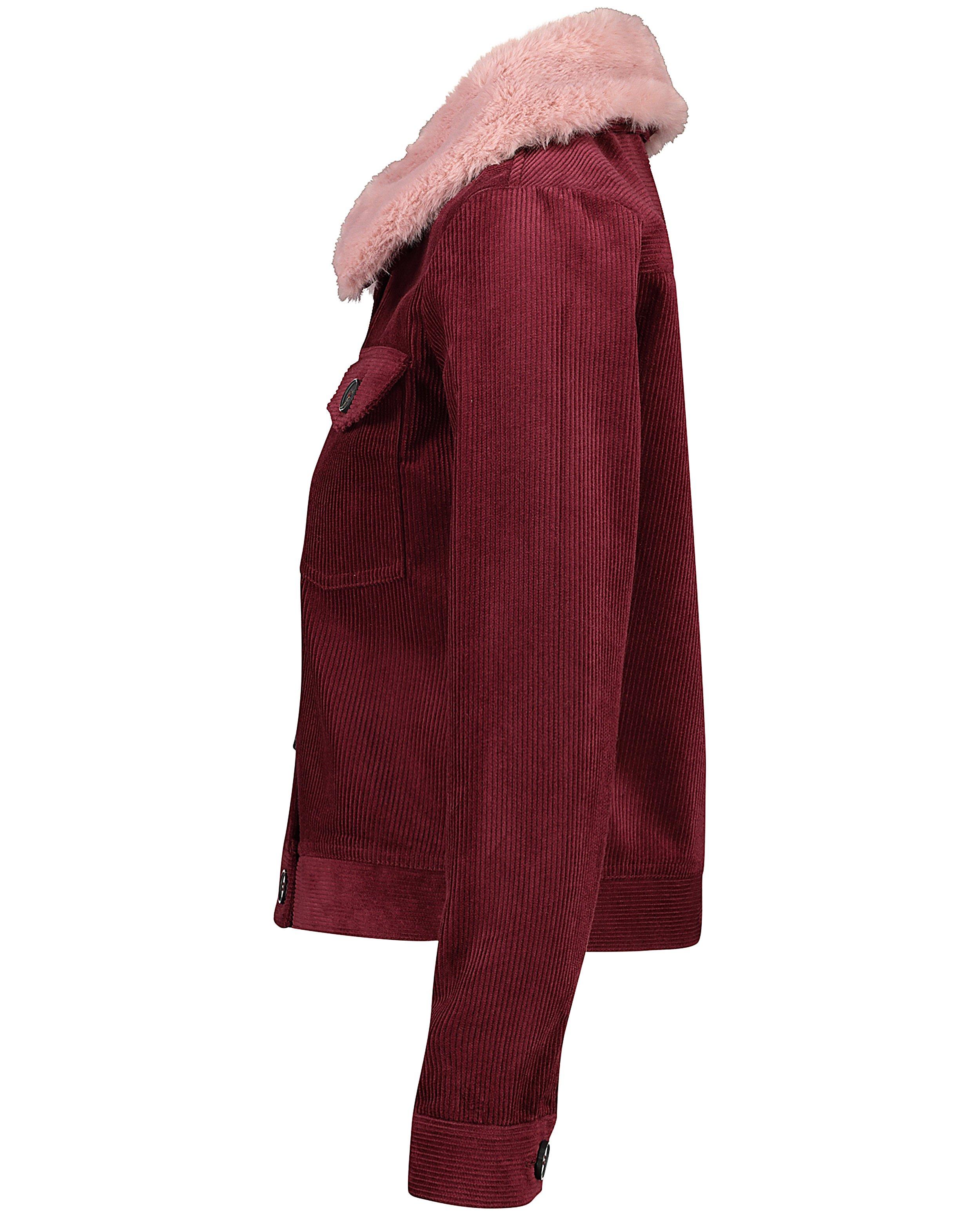 Blazers - Bordeaux jas met roze kraag Youh!