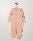Roze jumpsuit met print - allover - Newborn 50-68