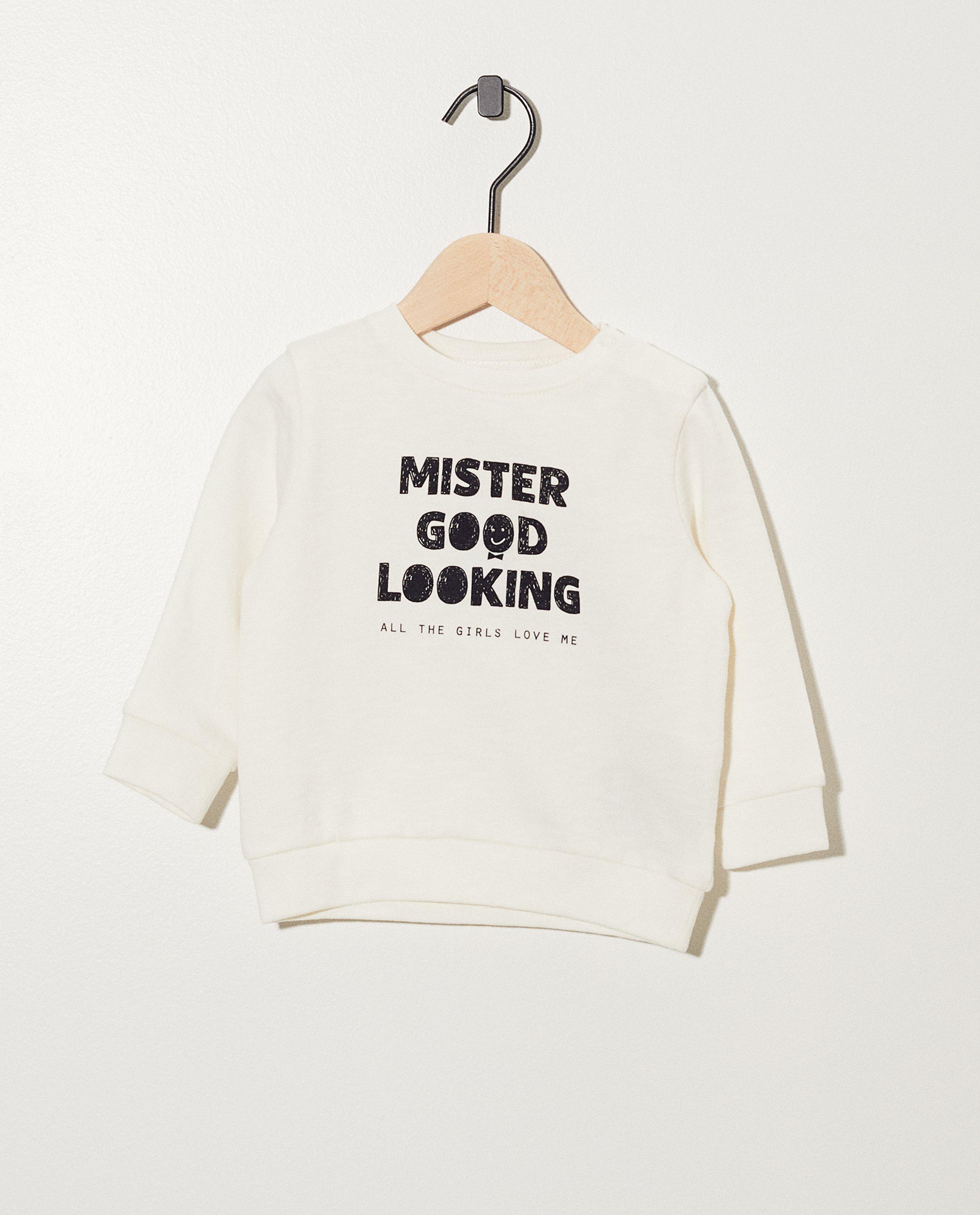 Sweater met opschrift BESTies - in zwart - Besties