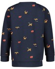 Sweaters - Donkerblauwe sweater met diertjes
