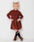 Roestbruine jurk met luipaardprint - roestbruin - Milla Star
