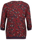 Hemden - Bordeauxrode blouse JoliRonde