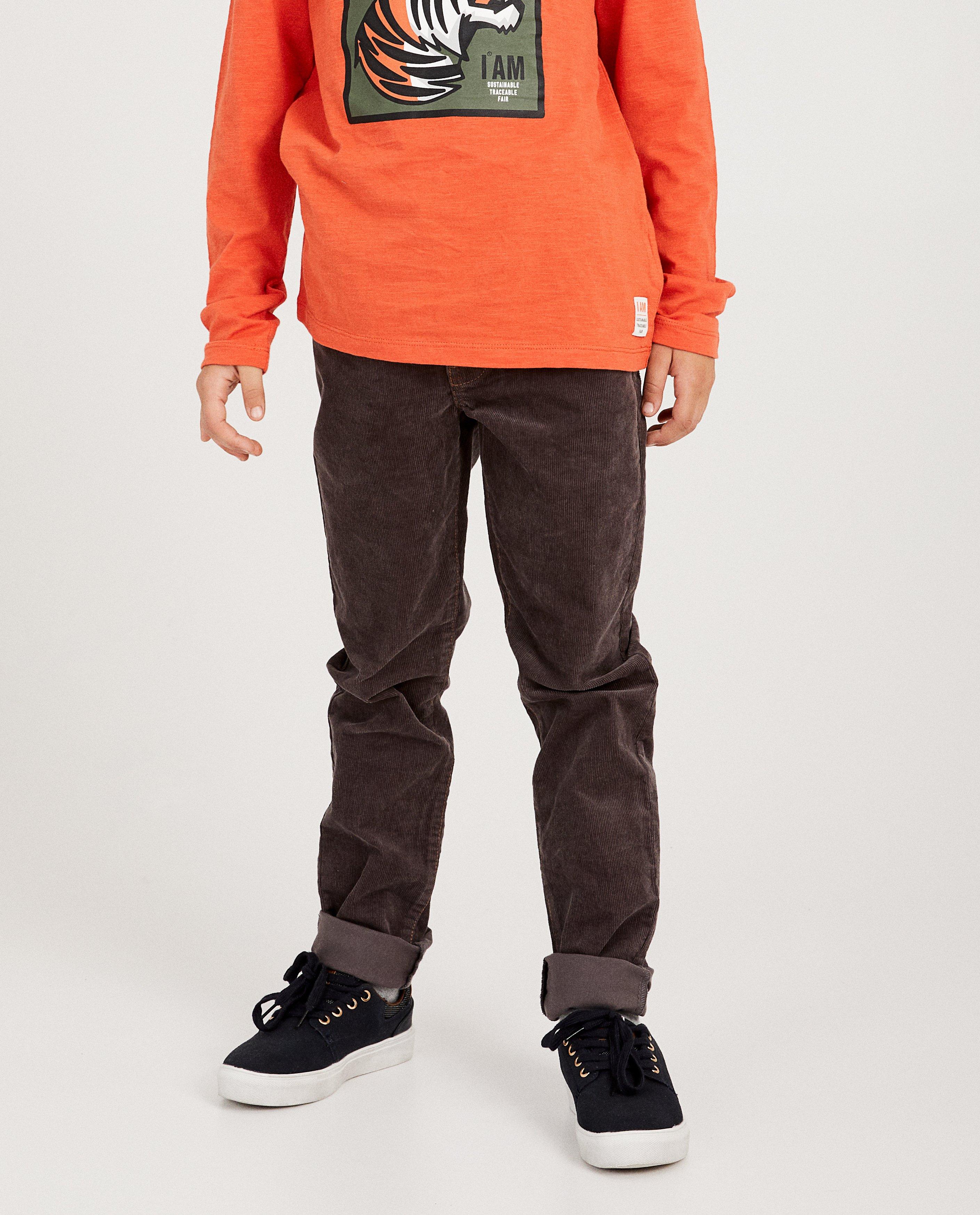 Broeken - Grijze broek van biokatoen I AM