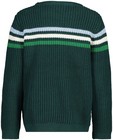 Truien - Groene trui met 3 strepen