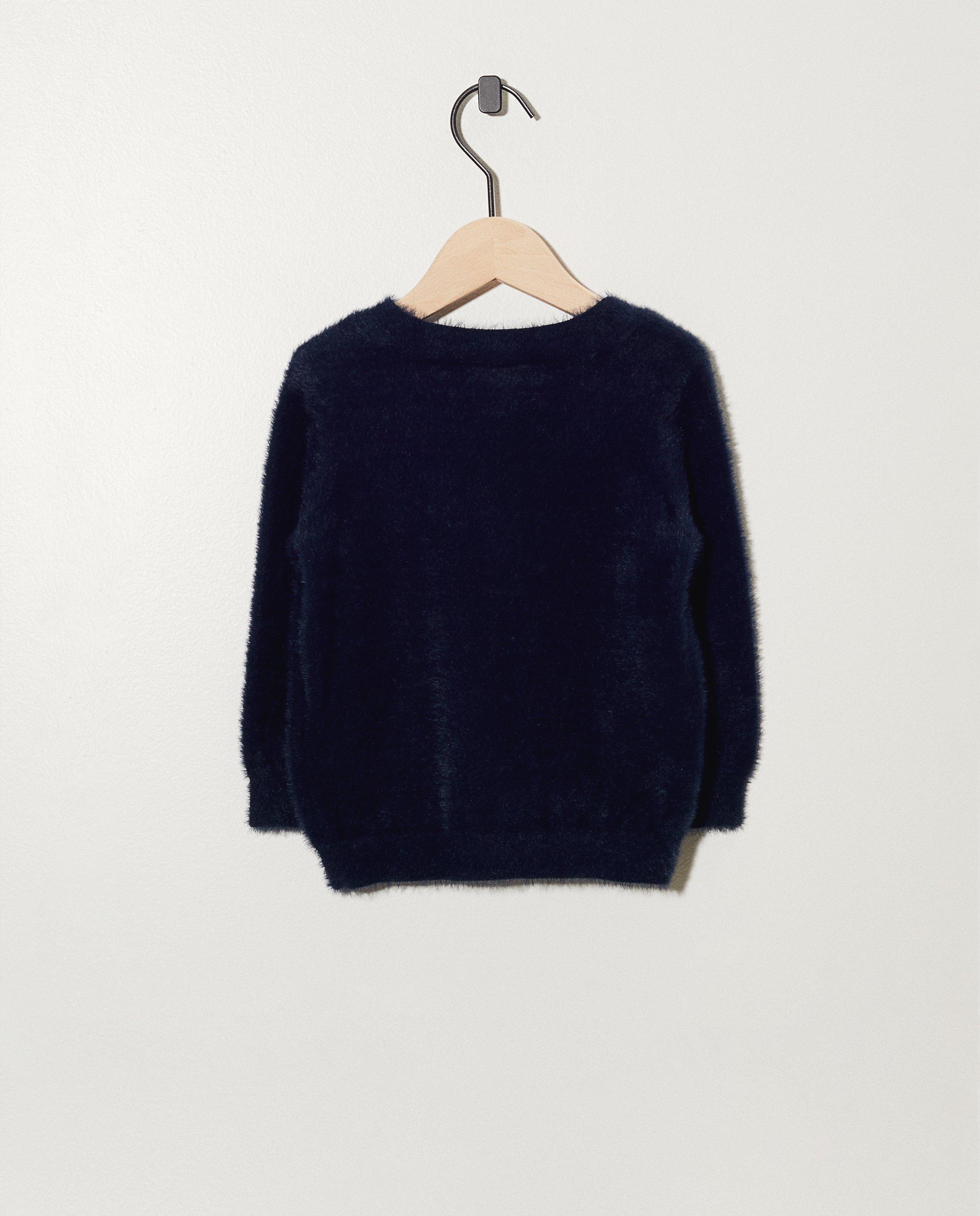 Cardigans - Gilet bleu foncé moelleux