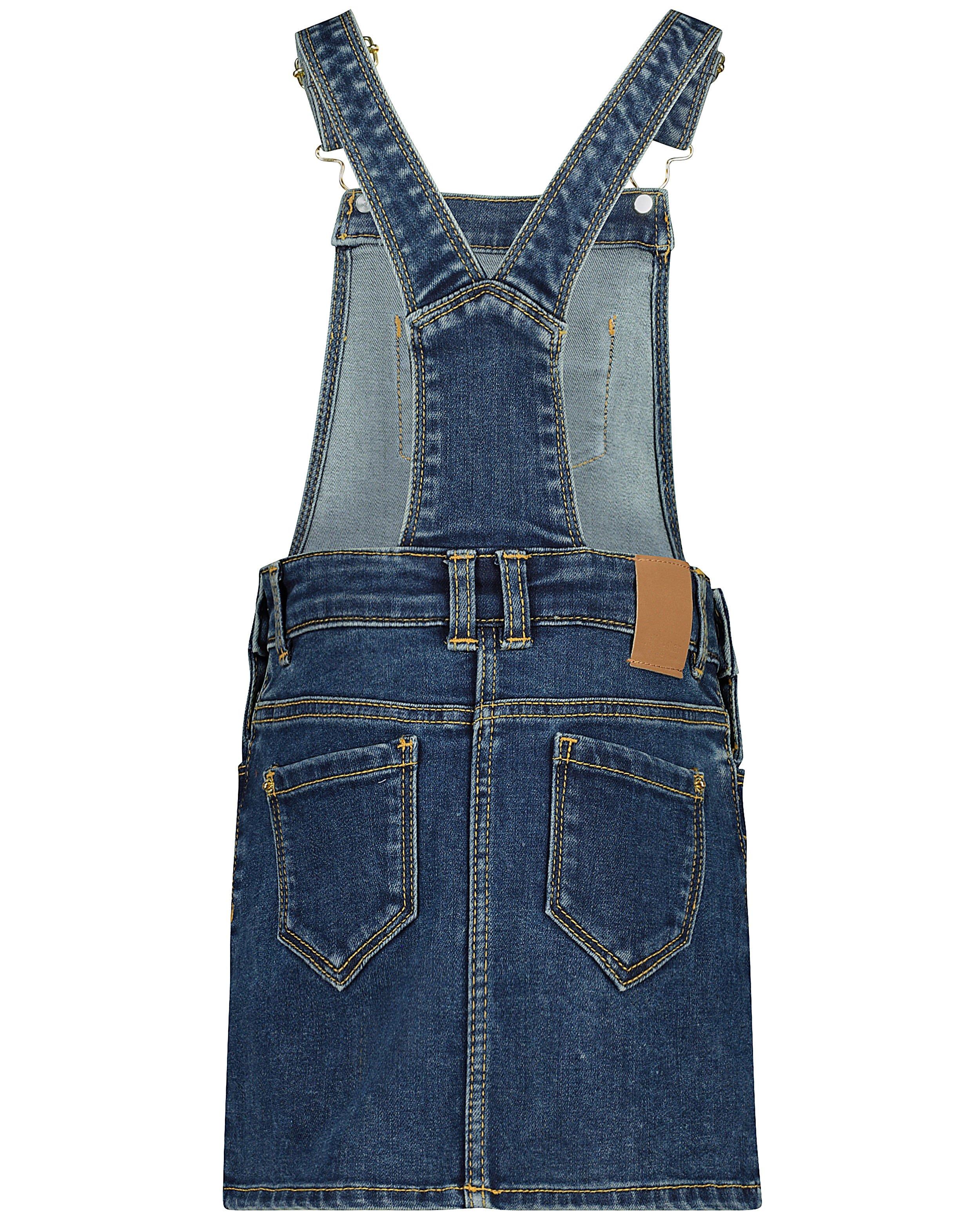 Kleedjes - Blauwe jeans salopette