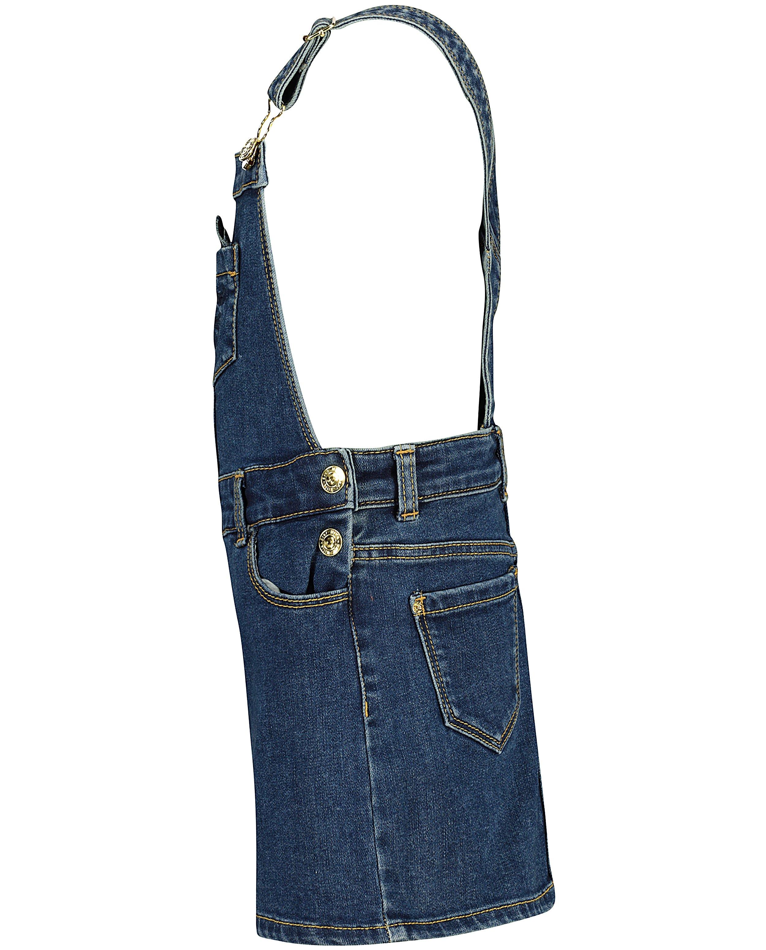 Kleedjes - Blauwe jeans salopette