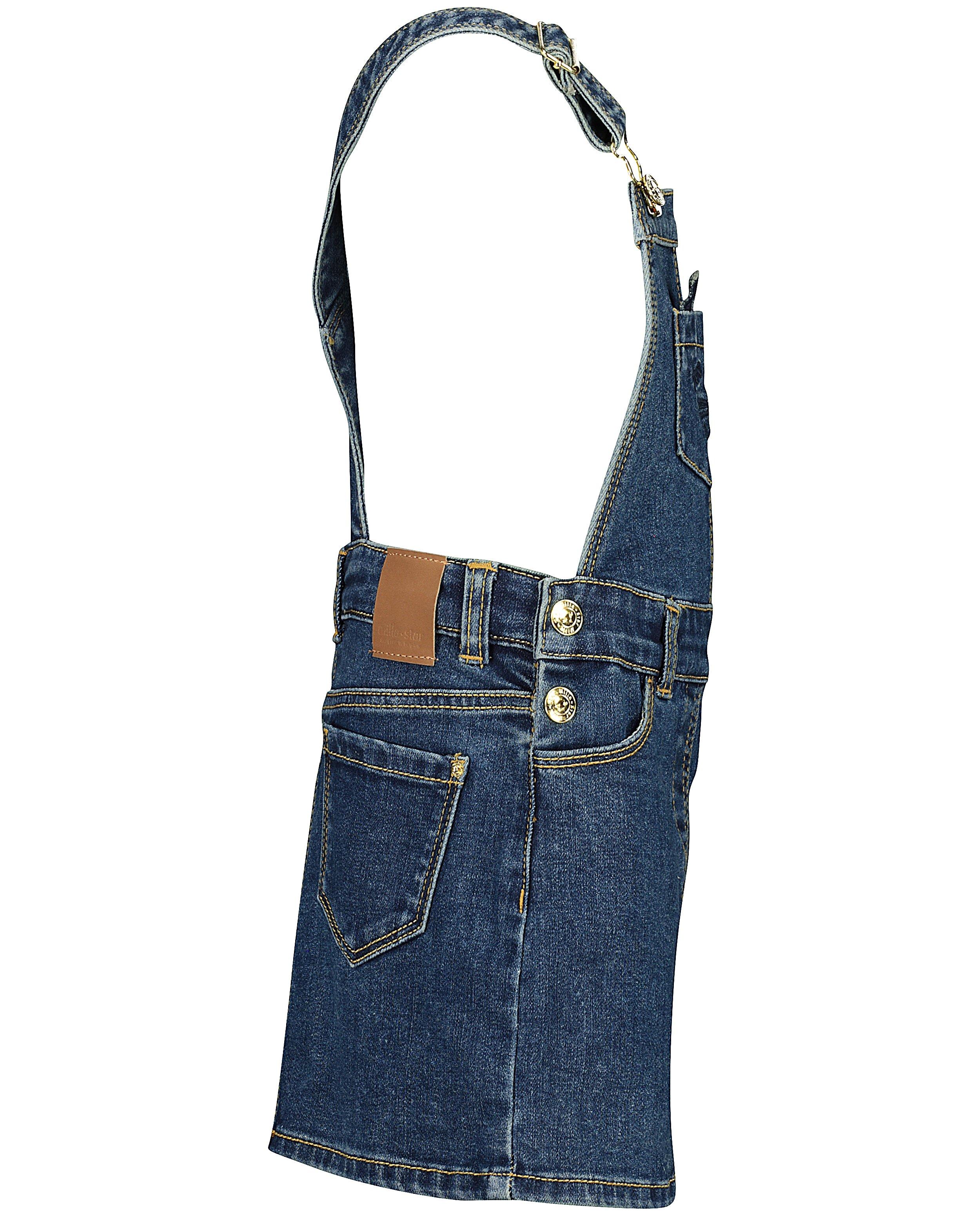 Kleedjes - Blauwe jeans salopette