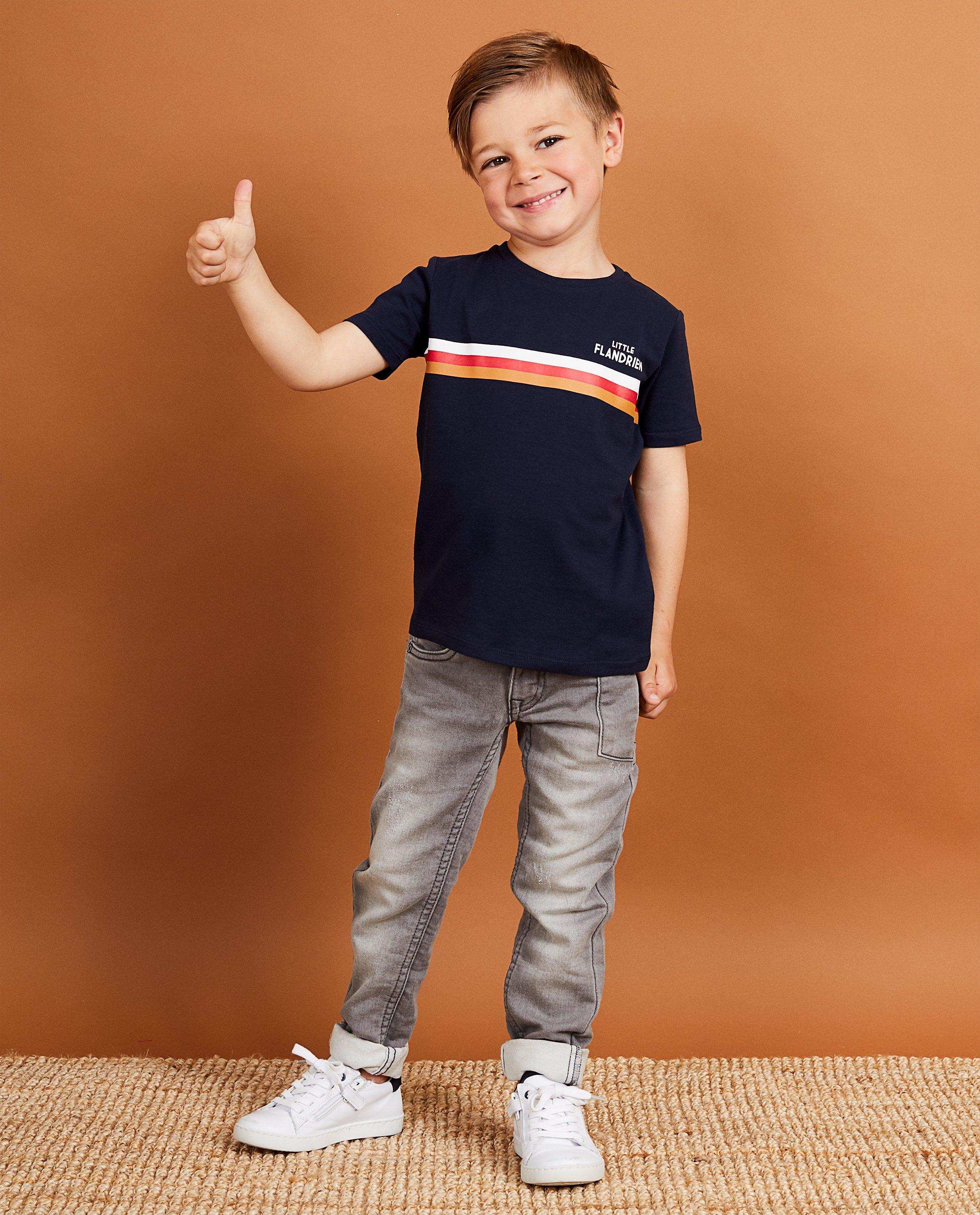 T-shirt bleu marine Baptiste - rayé - JBC