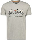 T-shirts - Grijs T-shirt met print Baptiste