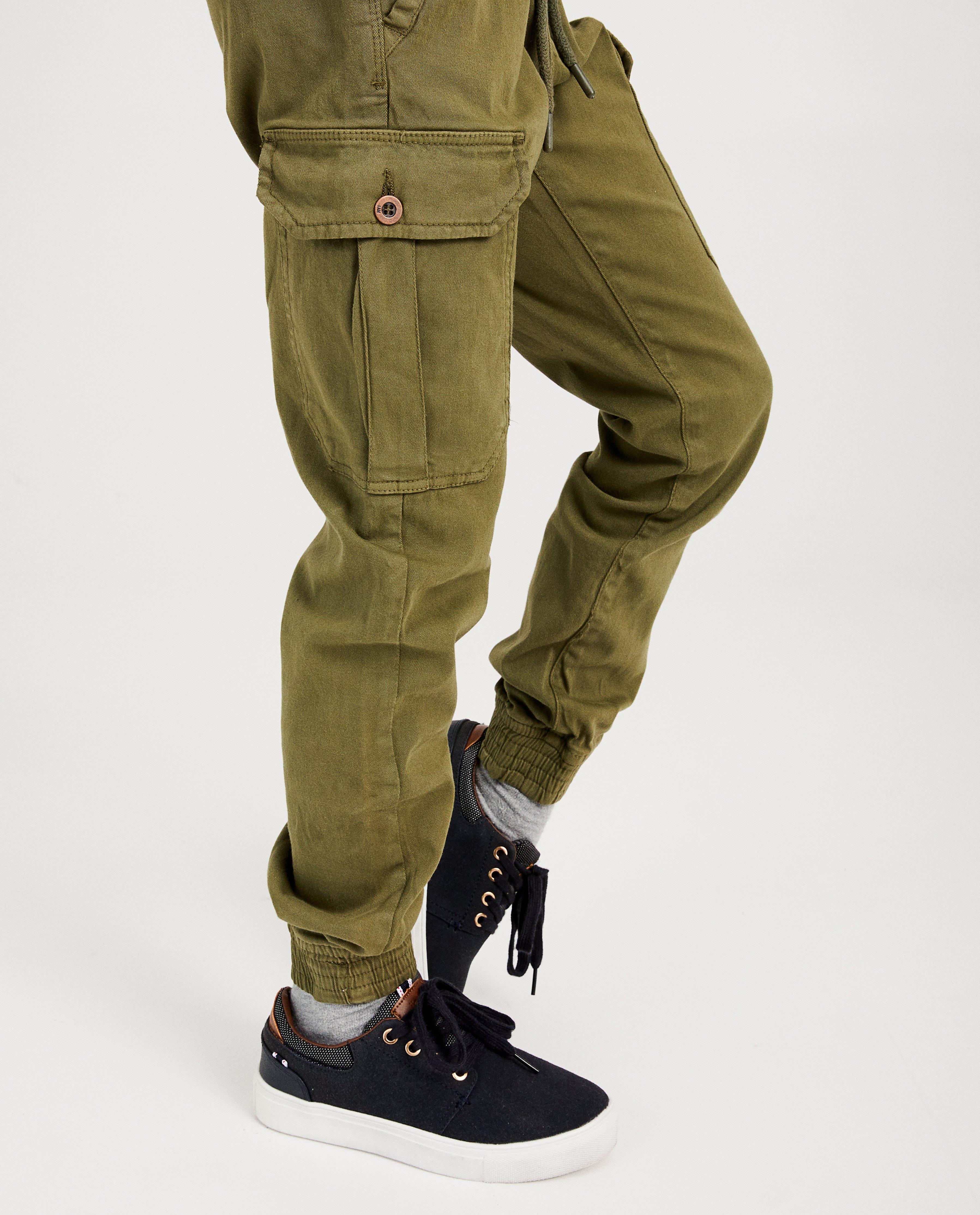 Pantalons - Pantalon vert en coton bio I AM