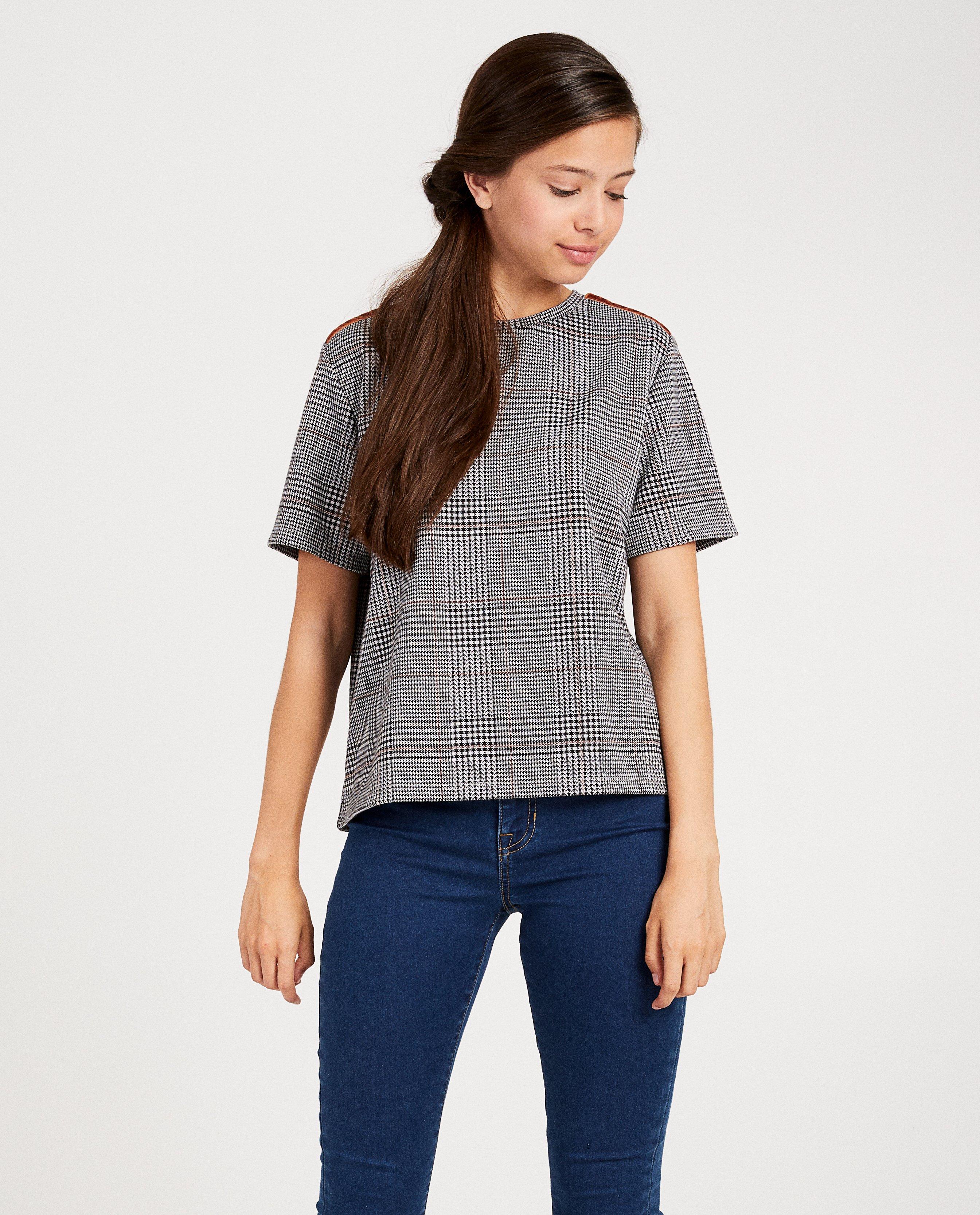 T-shirts - T-shirt met ruitpatroon