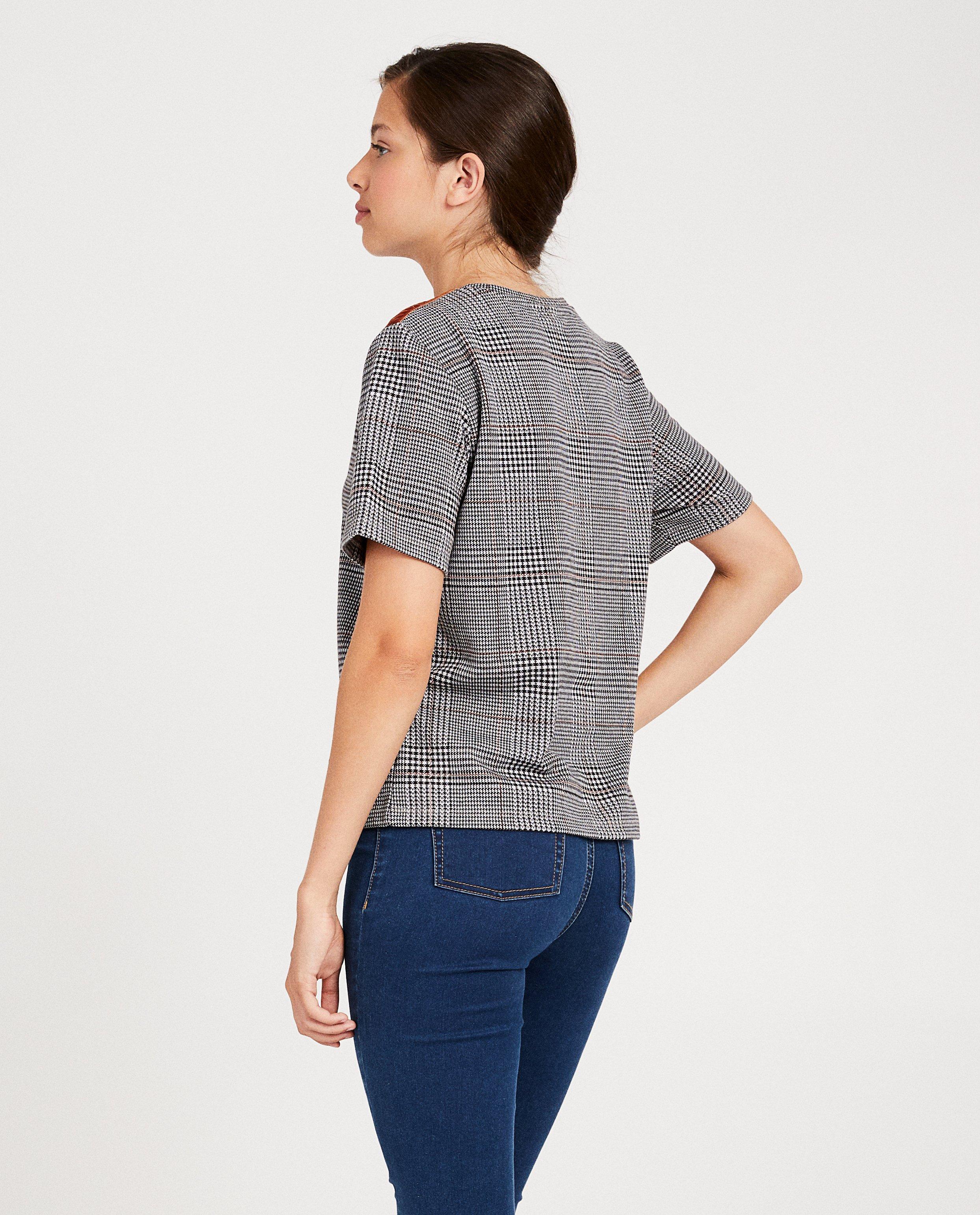 T-shirts - T-shirt met ruitpatroon