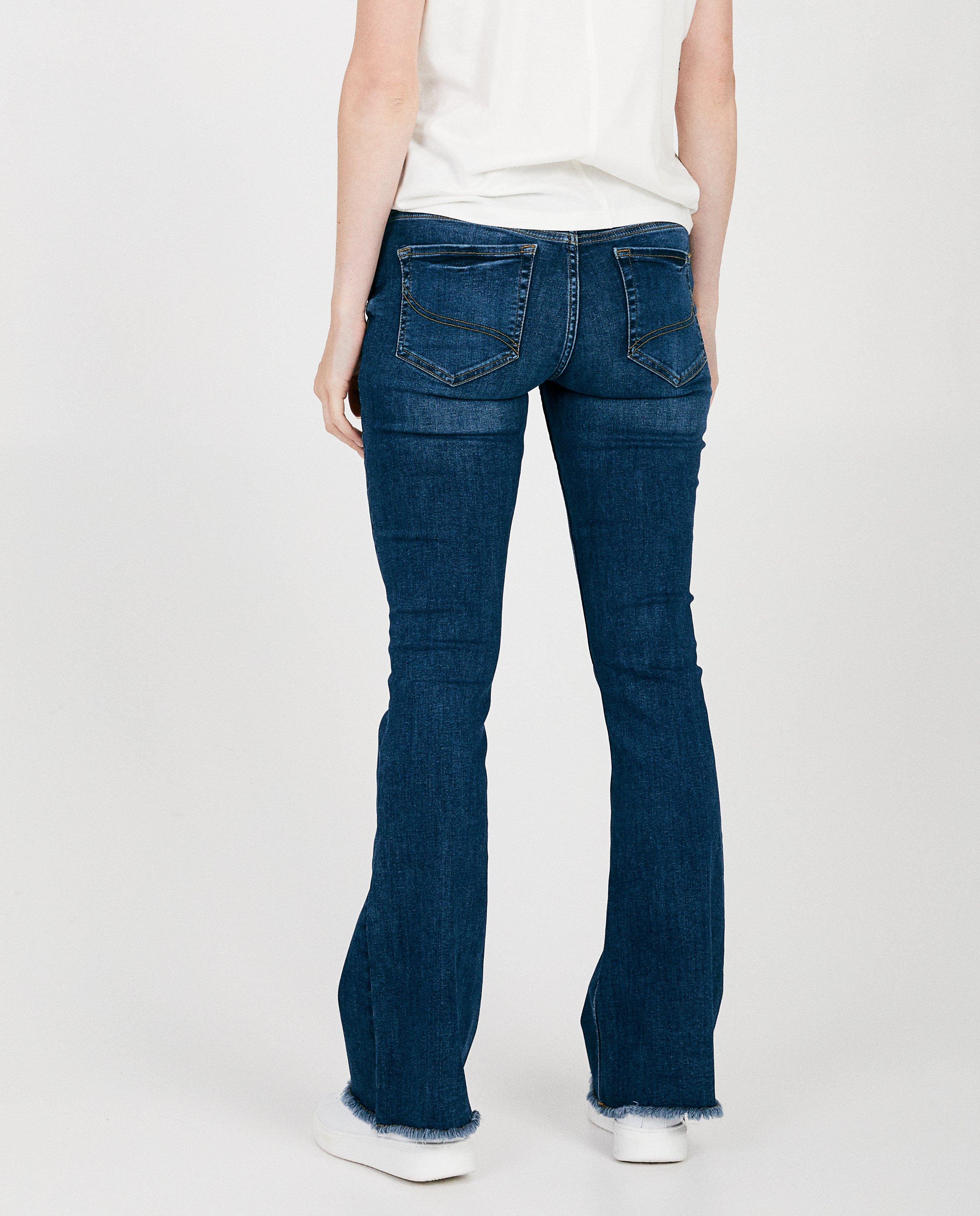 Jeans - Blauwe bootcut jeans