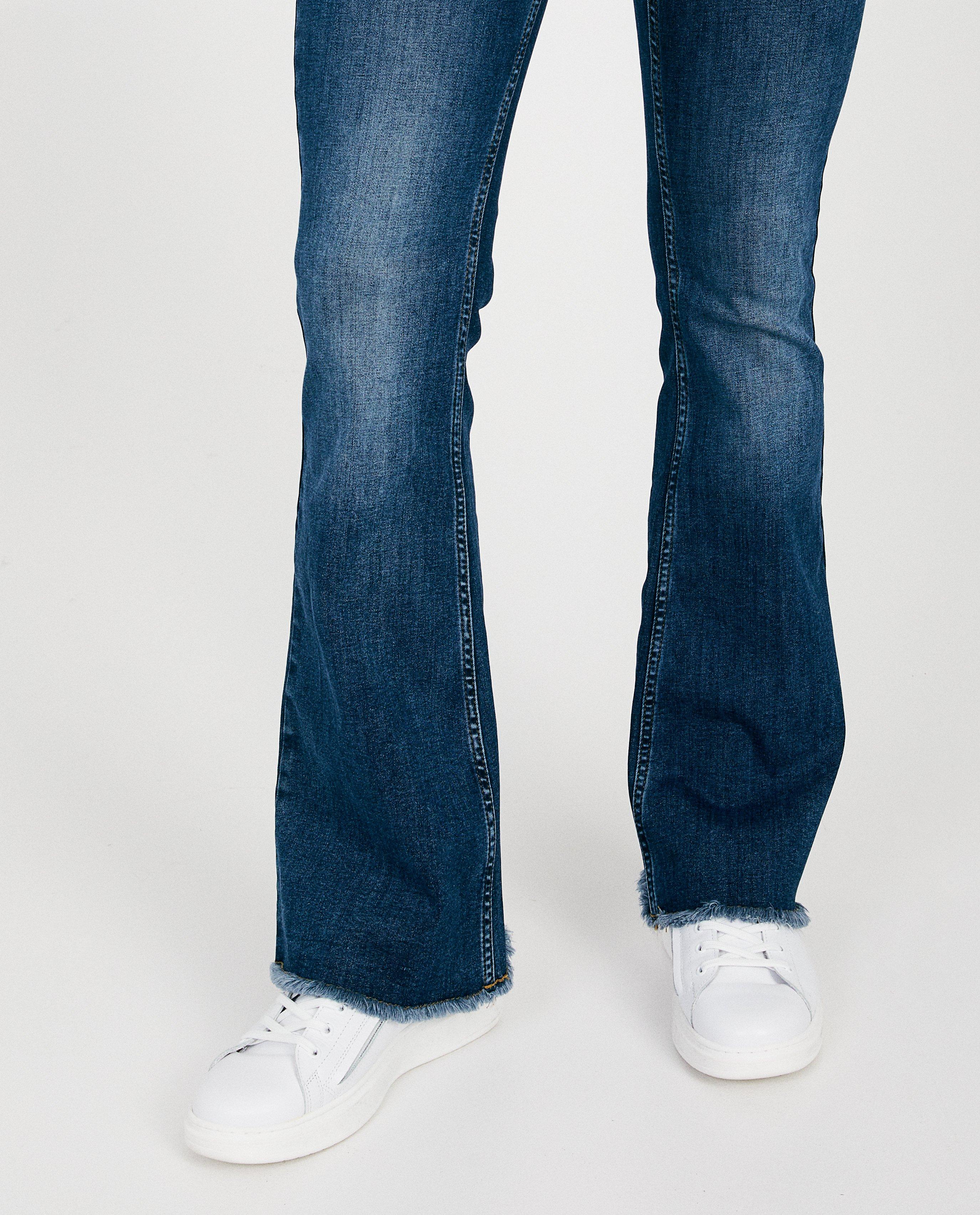 Jeans - Blauwe bootcut jeans