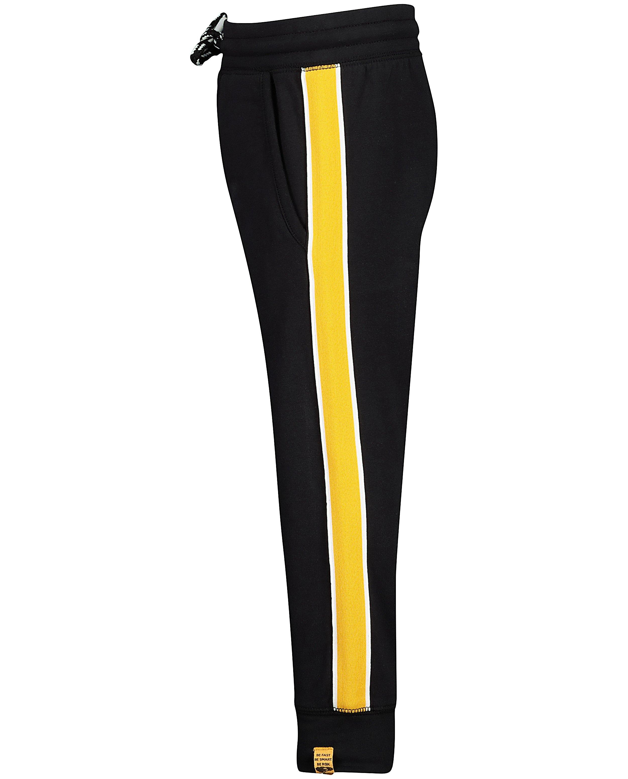 Zwarte sweatbroek met streep Rox