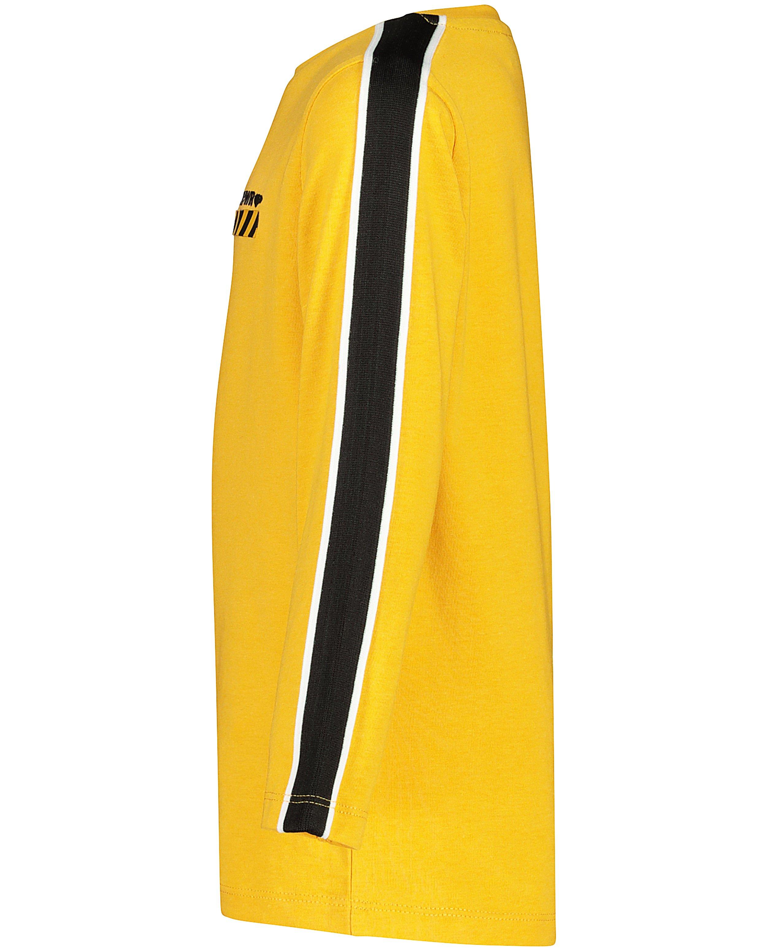 Gele longsleeve van biokatoen Rox - Product Detail - donkergeel - afbeelding nummer 5