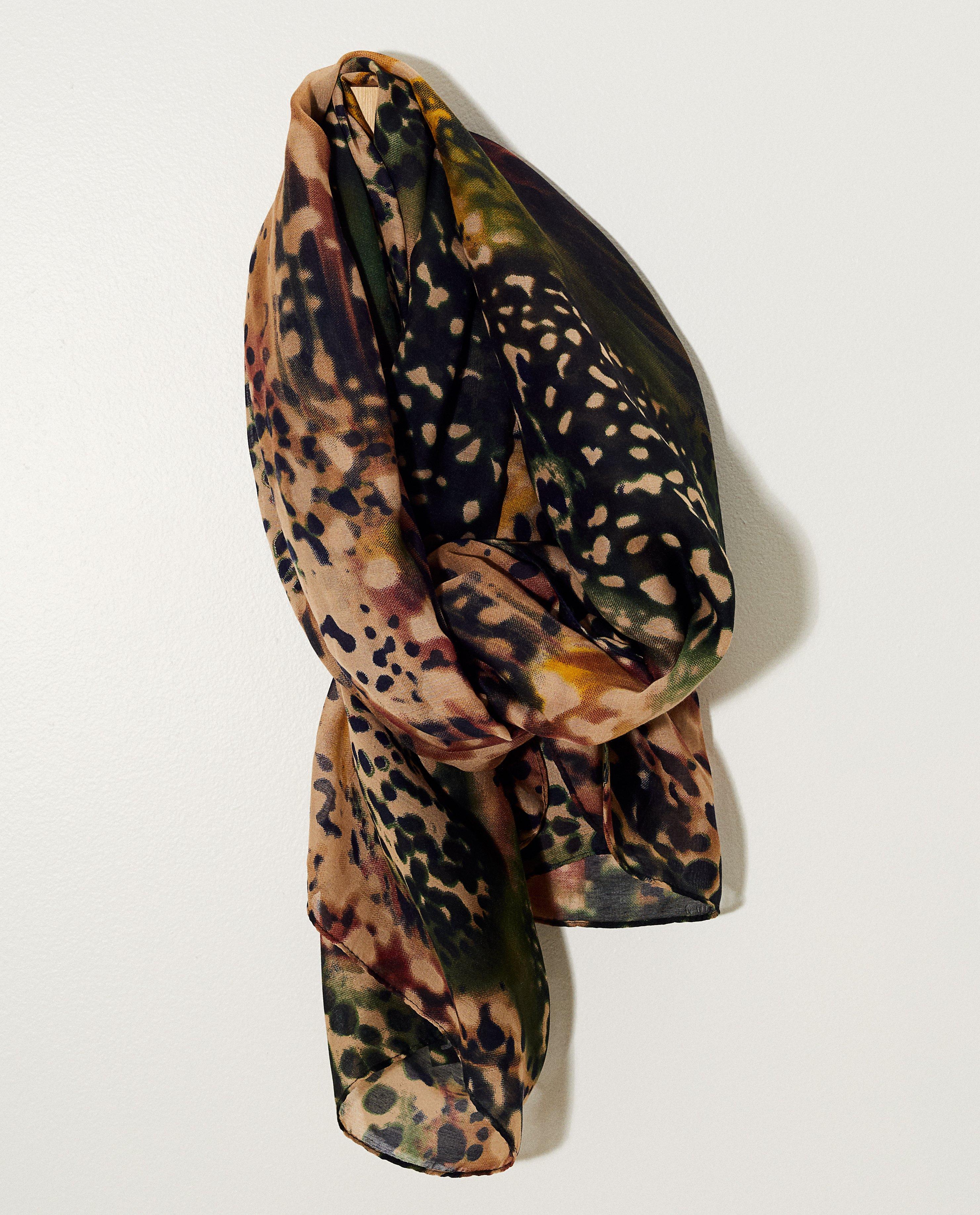 Sjaal met print Pieces - allover - Pieces