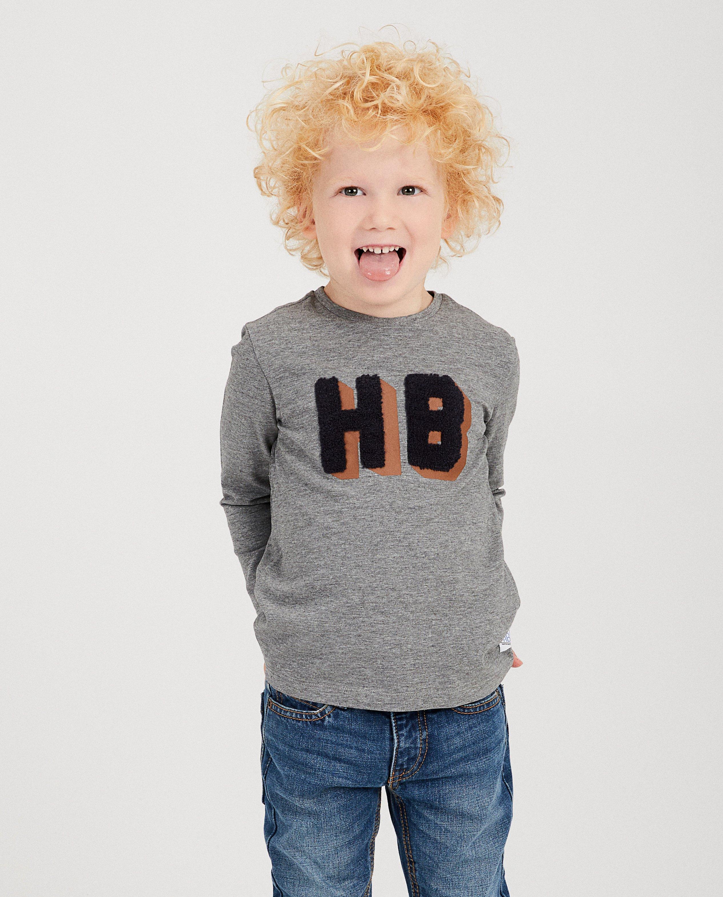 T-shirts - Grijze longsleeve Hampton Bays