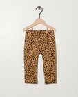Pantalon beige, imprimé léopard - sur toute la surface - Cuddles and Smiles