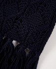 Breigoed - Donkerblauwe sjaal Pieces