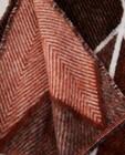 Breigoed - Roestkleurige print sjaal Pieces