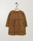 Beige jurk met luipaardprint - allover - Cuddles and Smiles