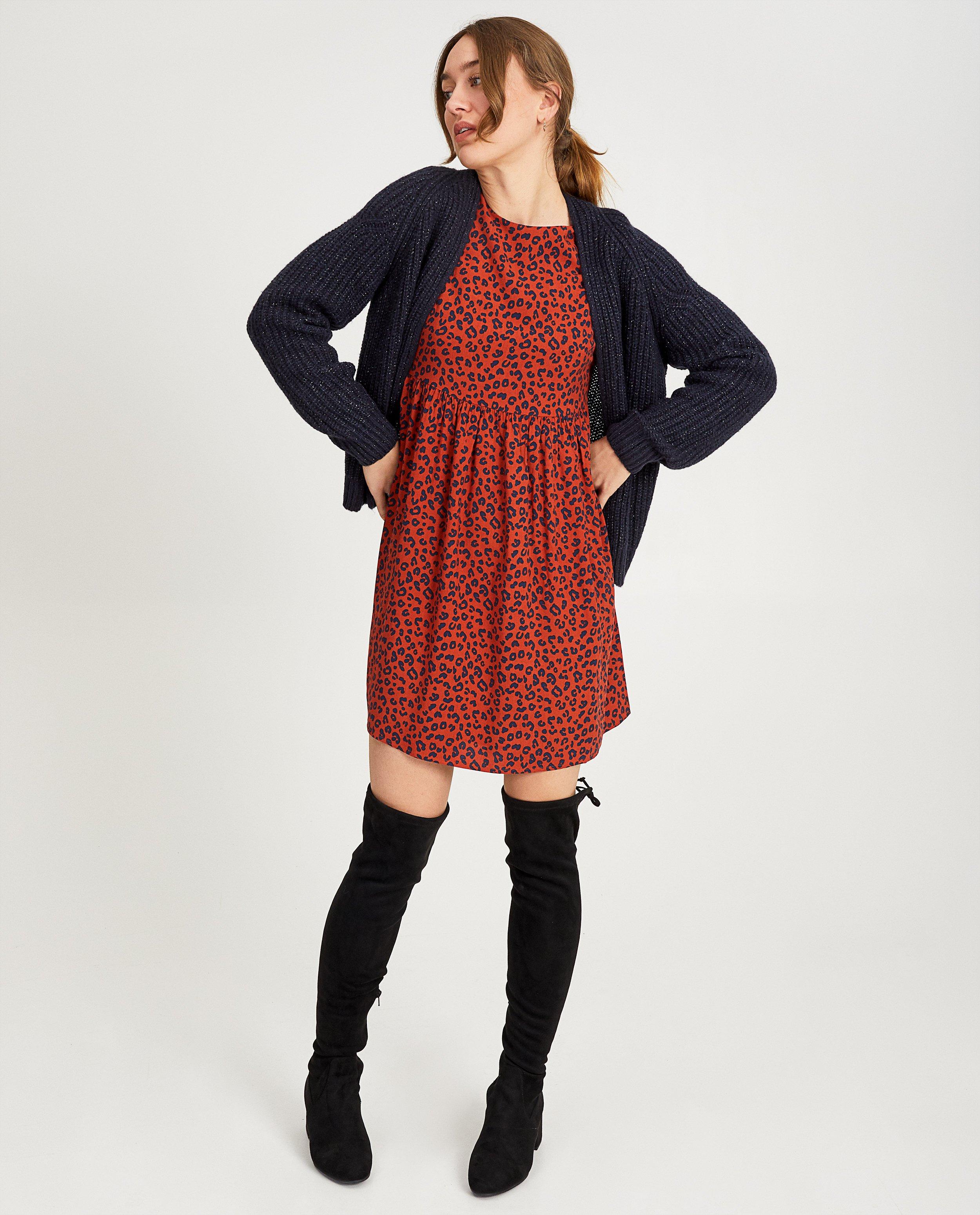 Cardigan bleu foncé Sora - fil métallisé - Sora