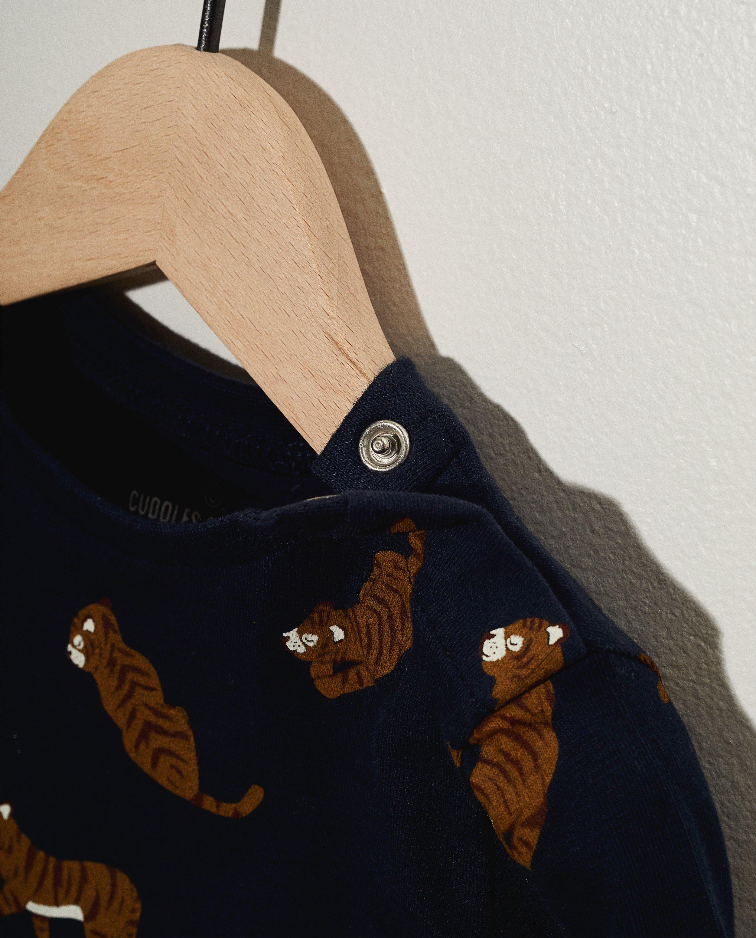 T-shirts - T-shirt bleu à manches longues