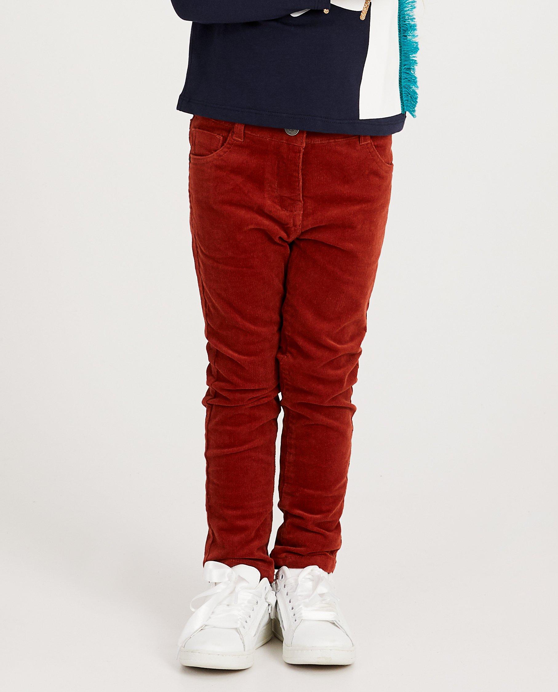 Broeken - Roestbruine broek JILL