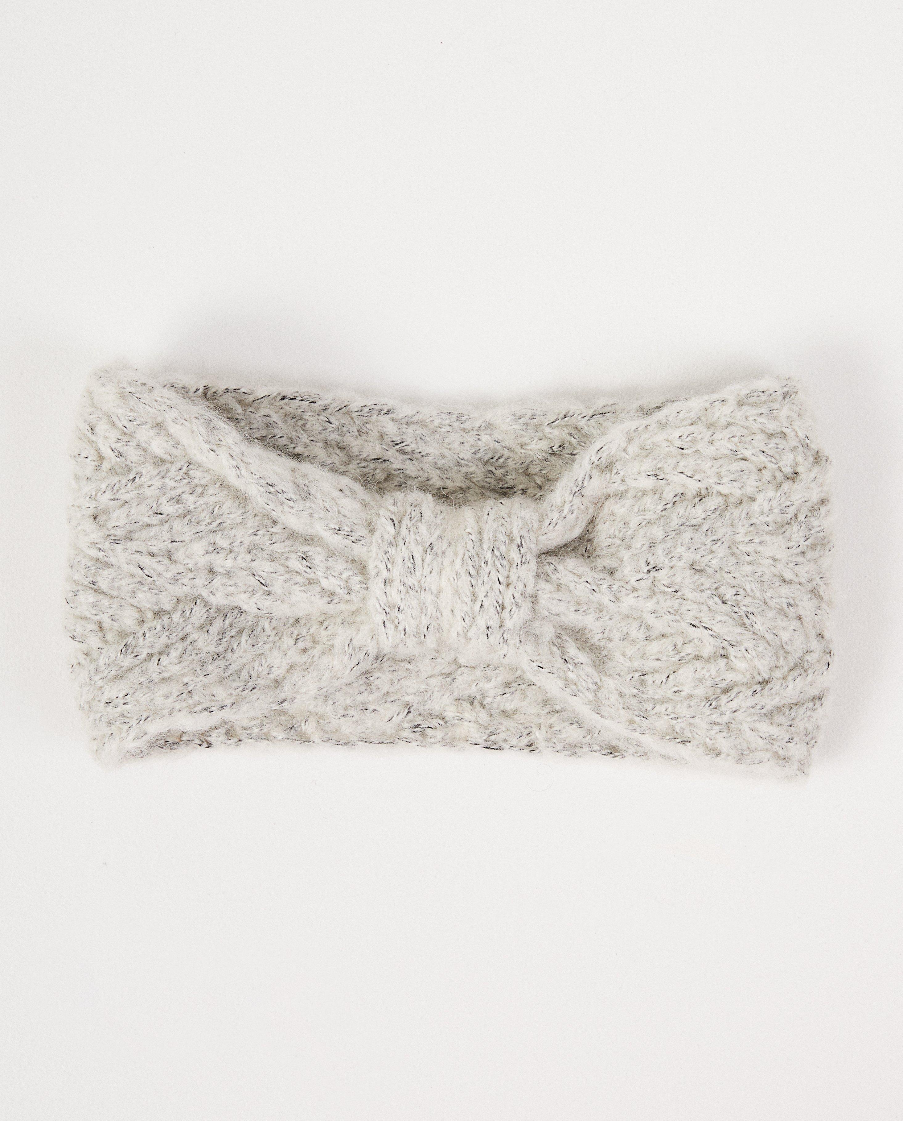 Grijze hoofdband Pieces - met patroon - Pieces