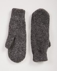 Moufles gris foncé Pieces - fin tricot - Pieces
