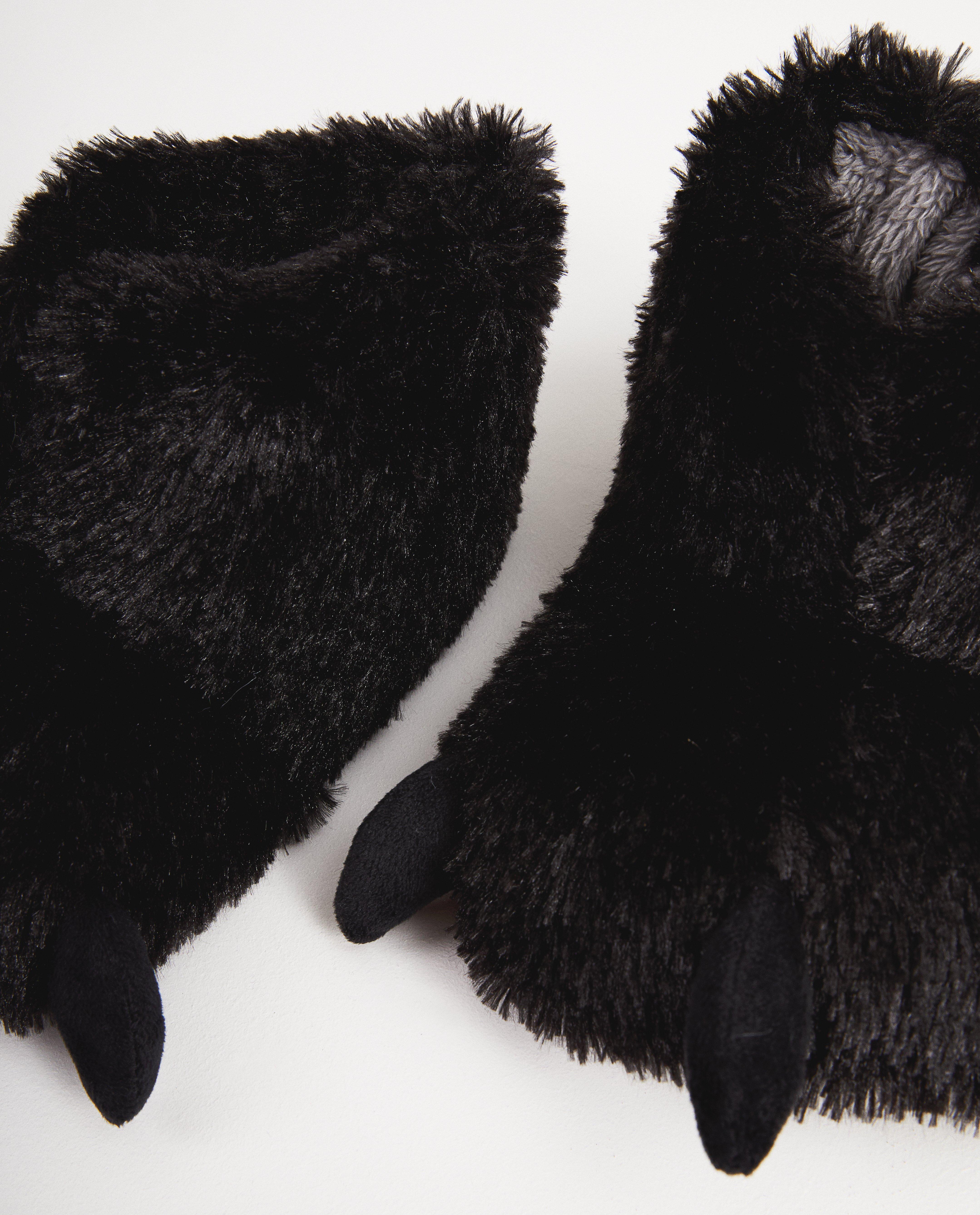 Chaussures - Pantoufles noires animal