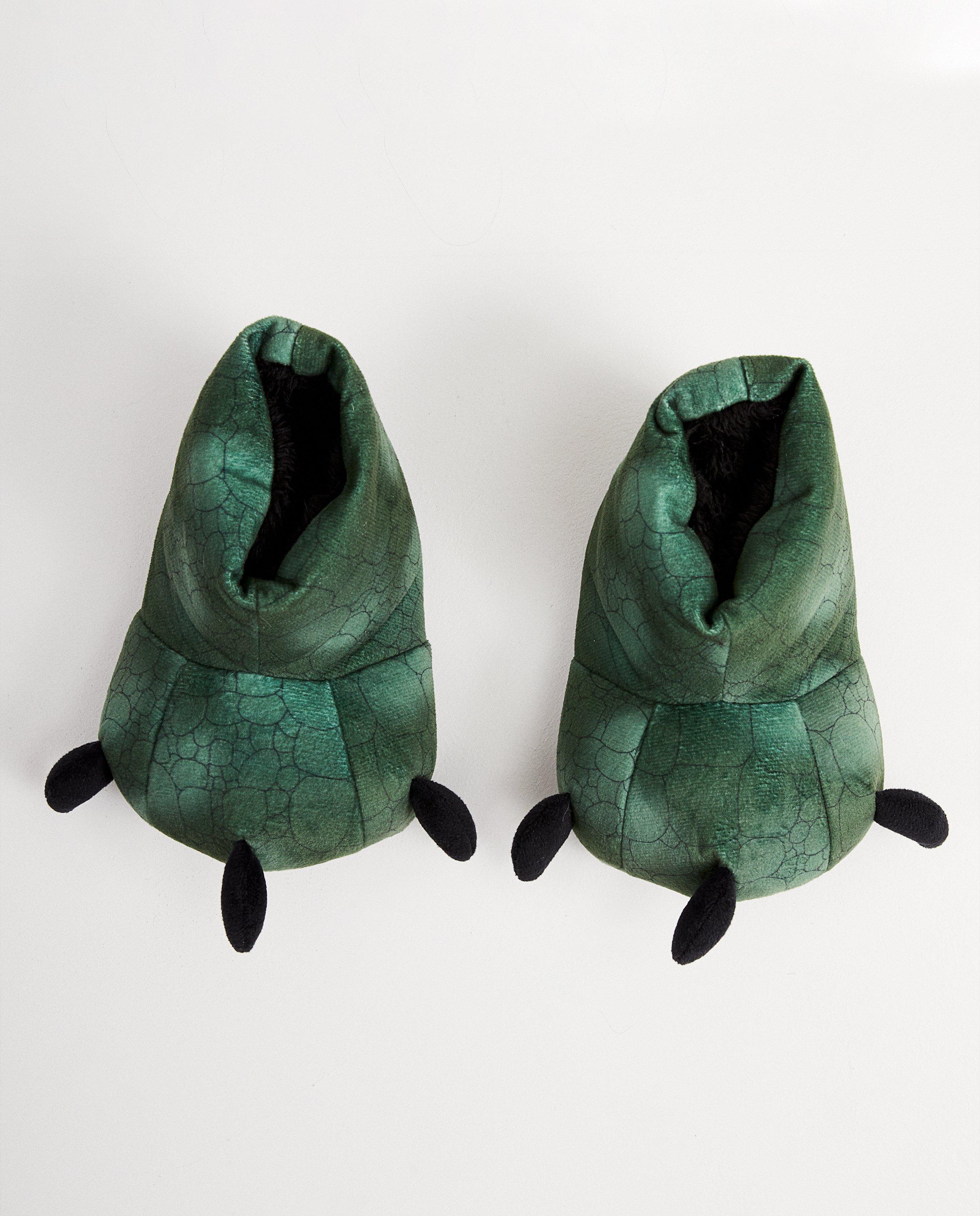 Schoenen - Groene draken pantoffels