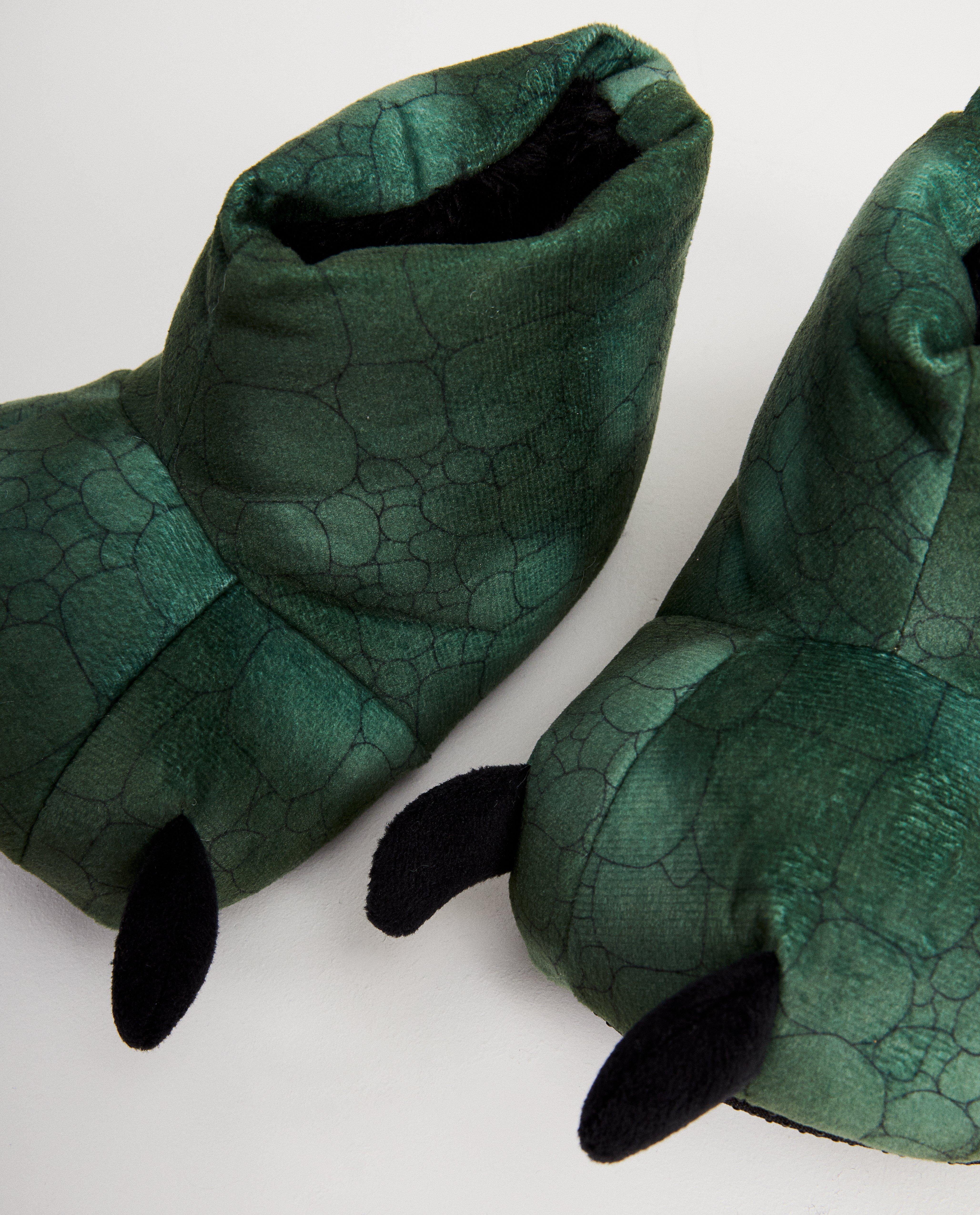 Schoenen - Groene draken pantoffels